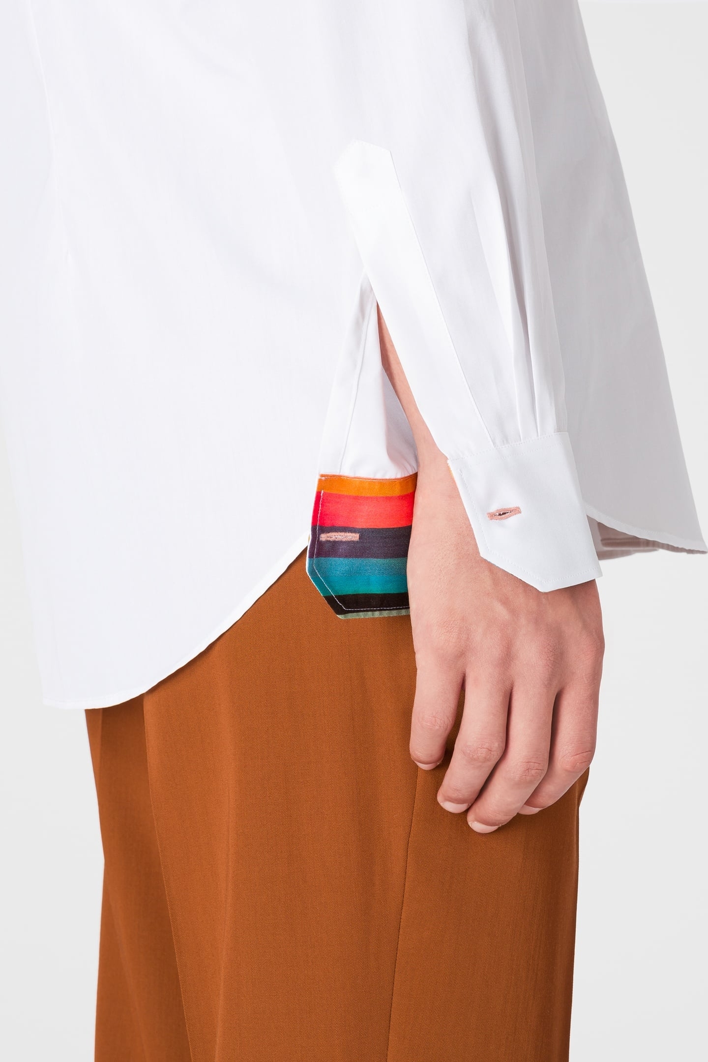 GENTS S/C TAILORED SHIRT WHITE 8