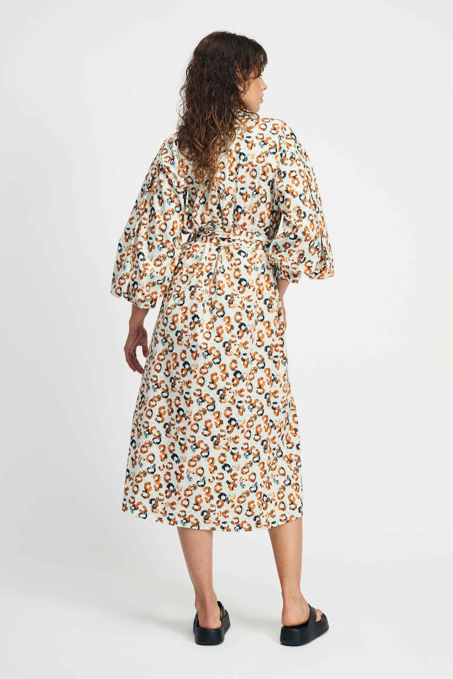 DRESS - POPLIN LEOPARD LUSH 4