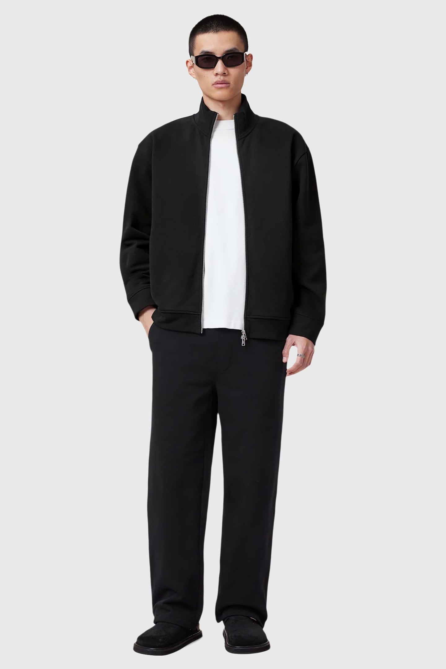 CARSON TRACK JACKET WASHED BLACK 4