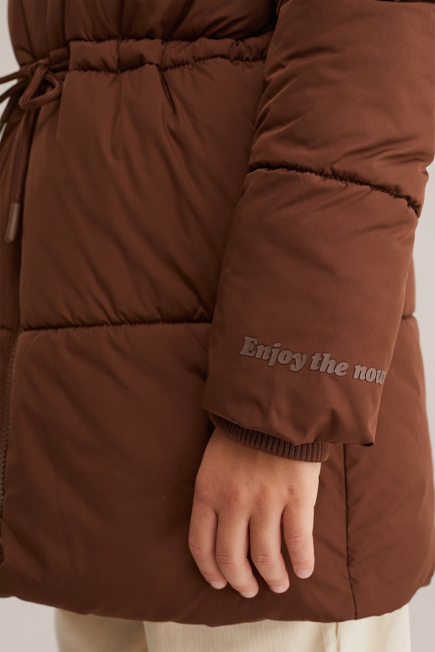 JACKET LONG LENGTH BROWN 5