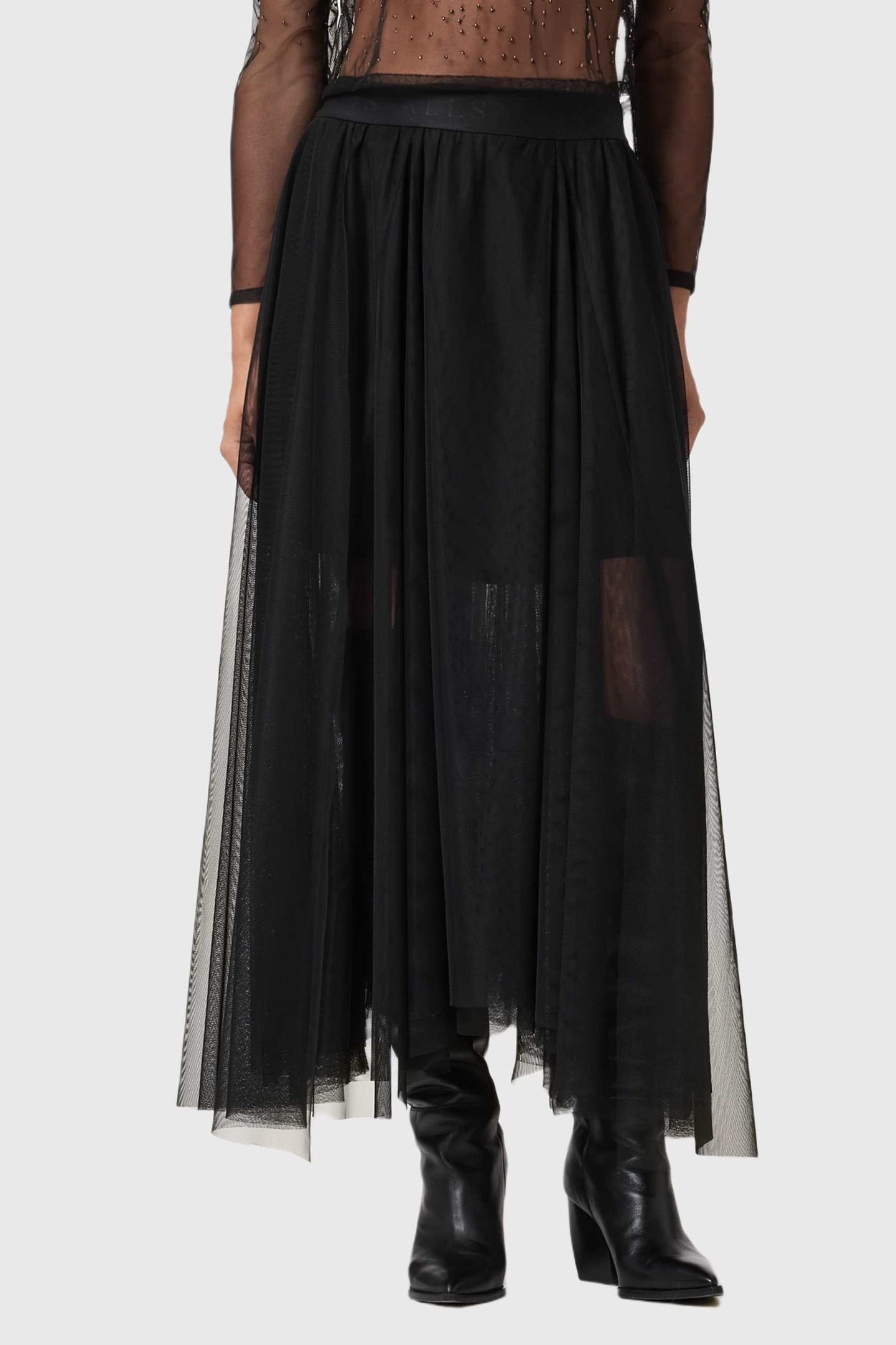 ALLY TULLE SKIRT BLACK 2