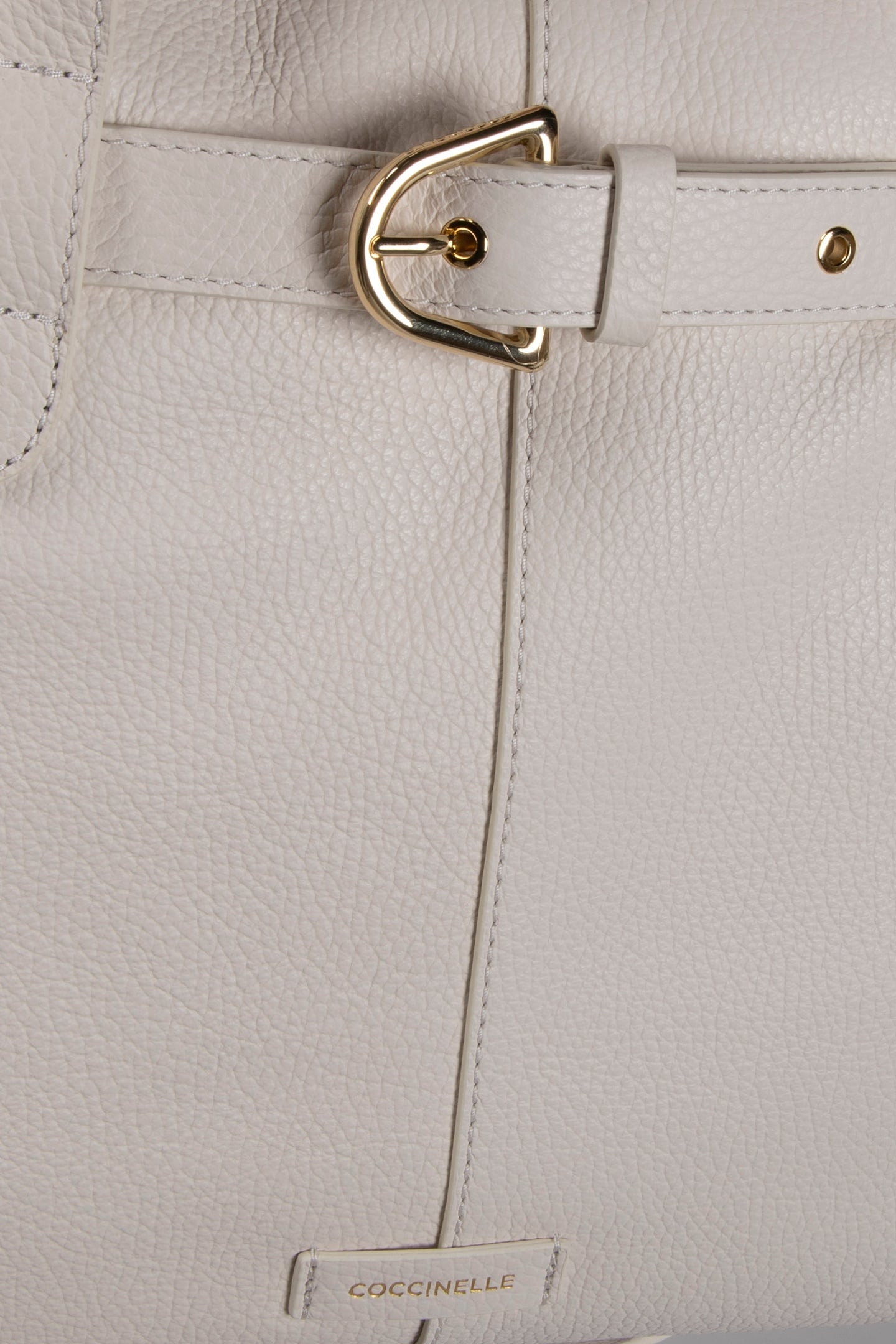 LARGE LEATHER TOTE BAG IN CREAM 5