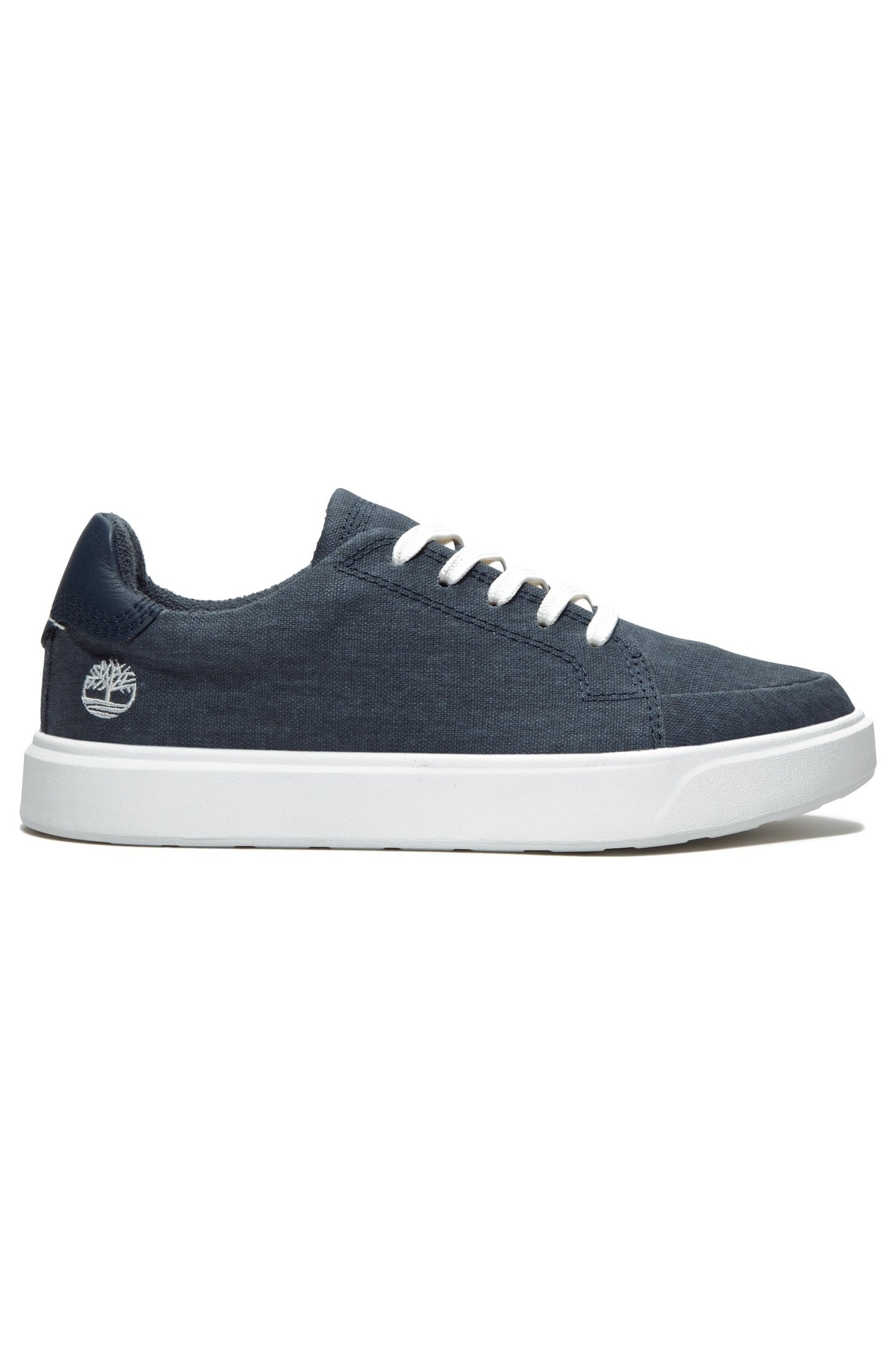 EMERSON STREET LOW LACE UP SNEAKER DARK BLUE CANVAS 1