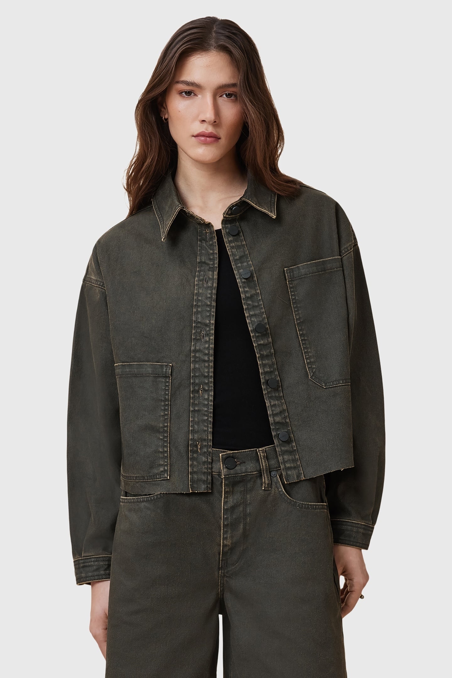 NICKY DENIM SHACKET GOLDEN BLACK 3