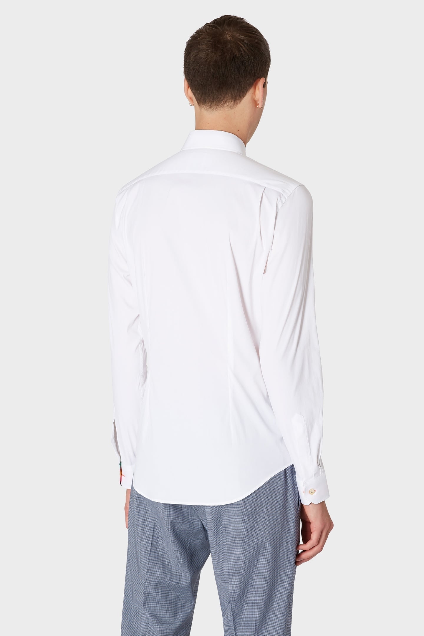 GENTS S/C SUPER SLIM SHIRT WHITE 2