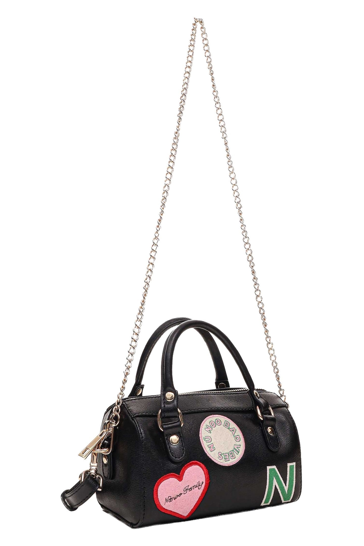 SMALL MAYA DETAILS FLORENCE BLACK W. GOLD 3