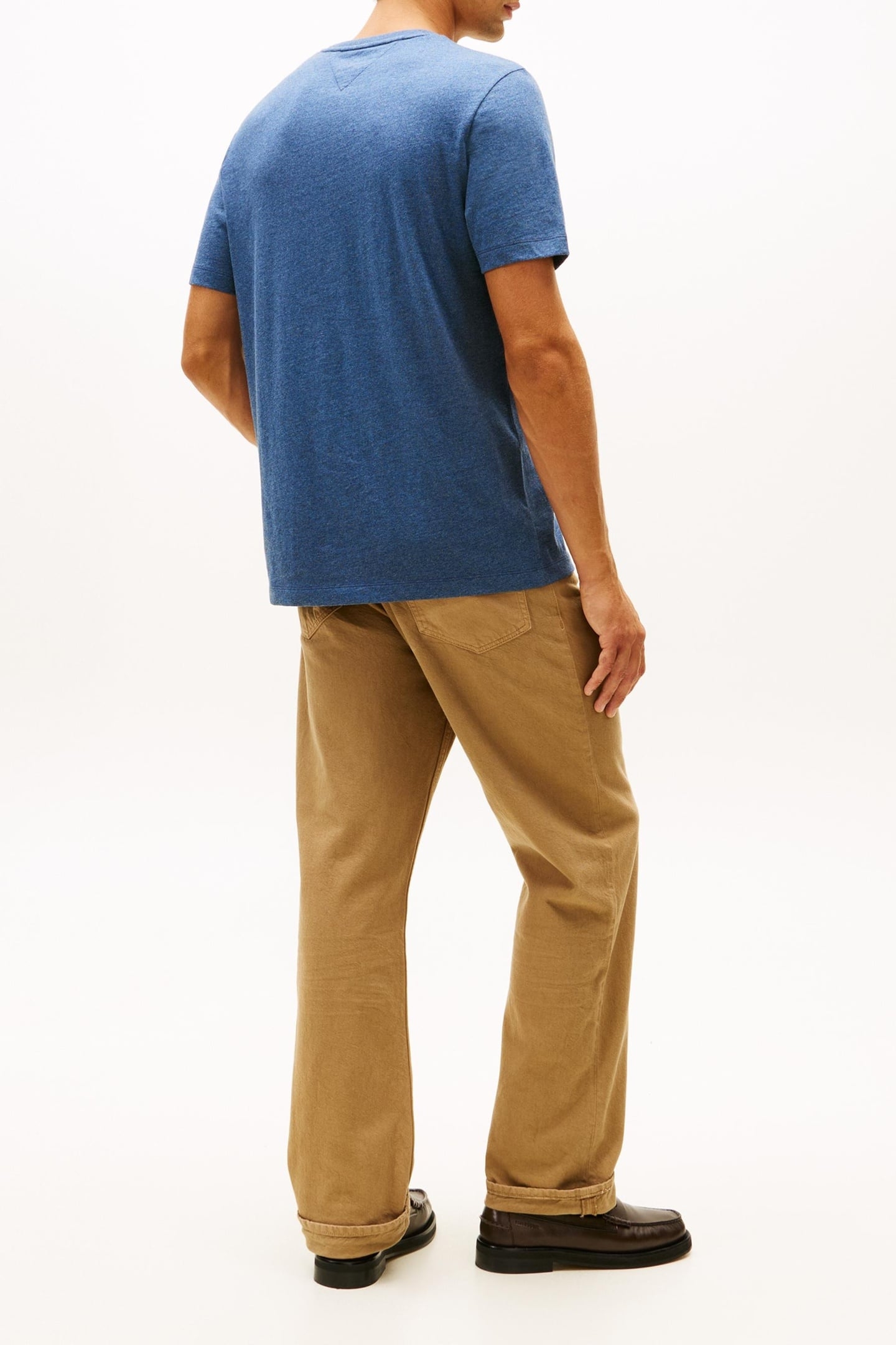 ESSENTIAL REGULAR FIT T-SHIRT AEGEAN SEA HEATHER 2