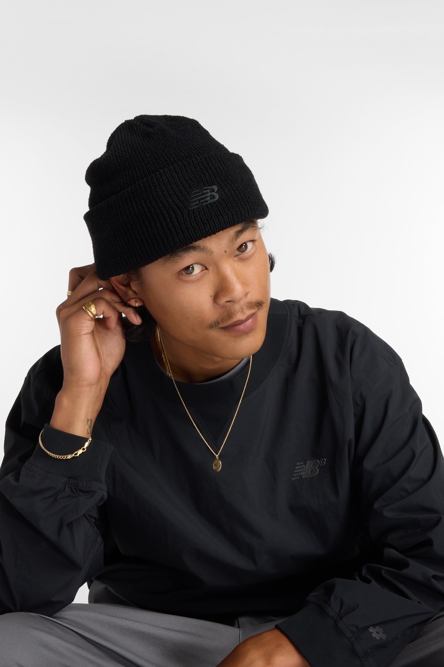 NUMERIC WOVEN CREW BLACK 4