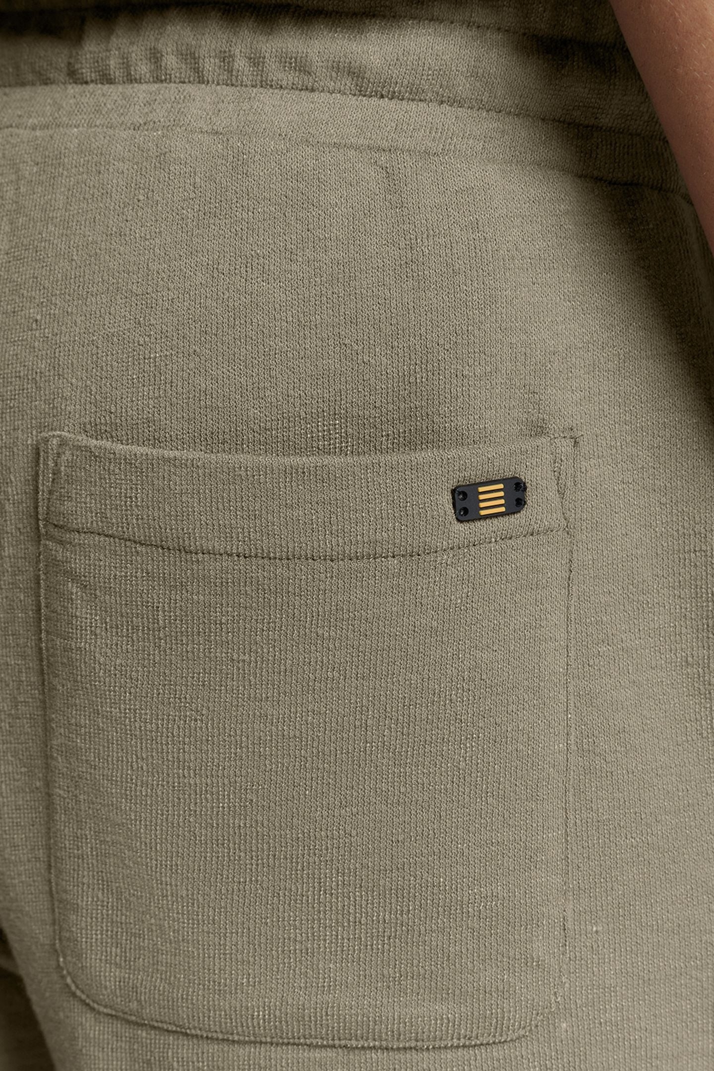 SHORT JERSEY SOLID TERRY DARK MOSS 7