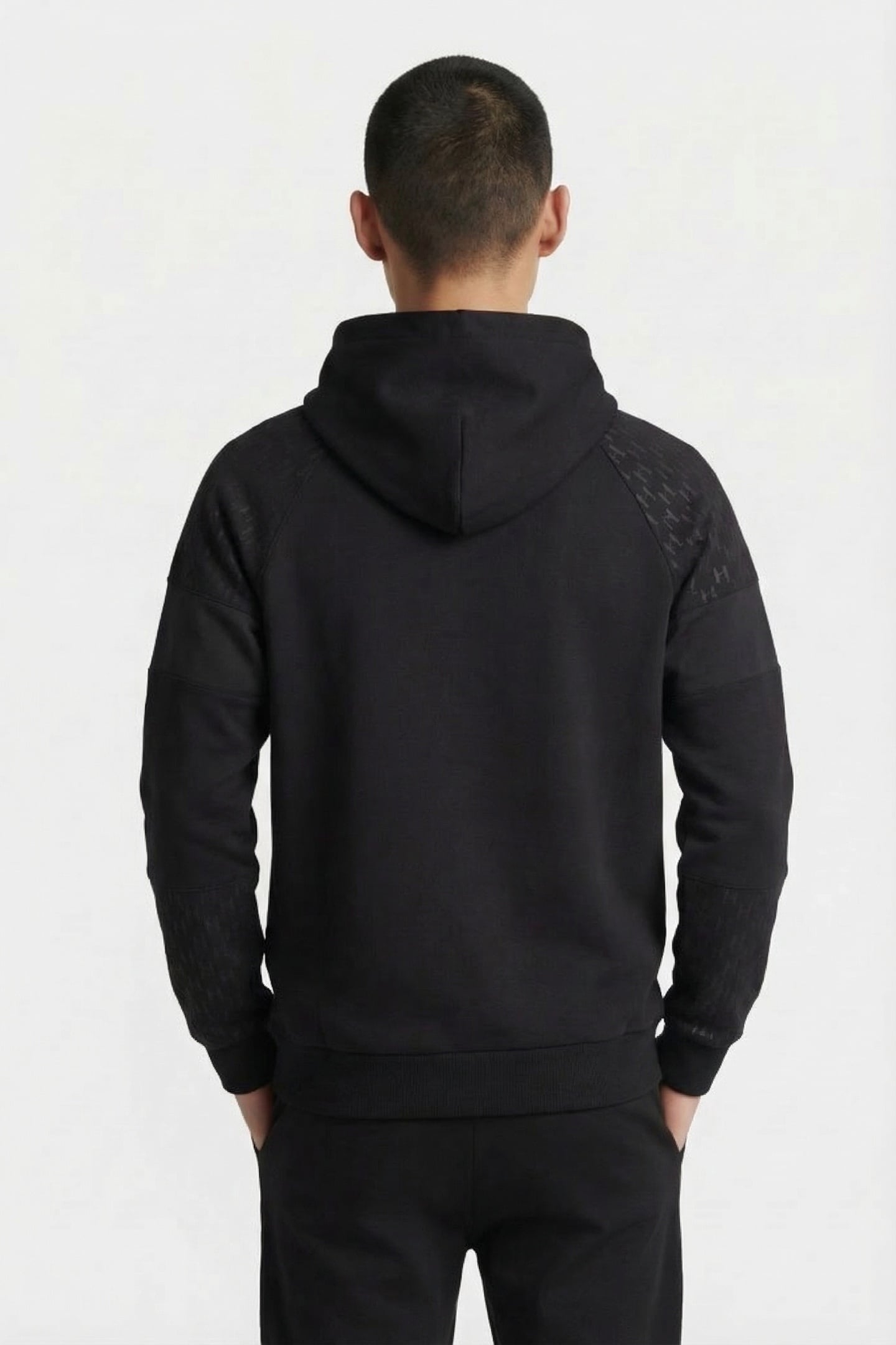 BLACK SWEAT HOODY 2