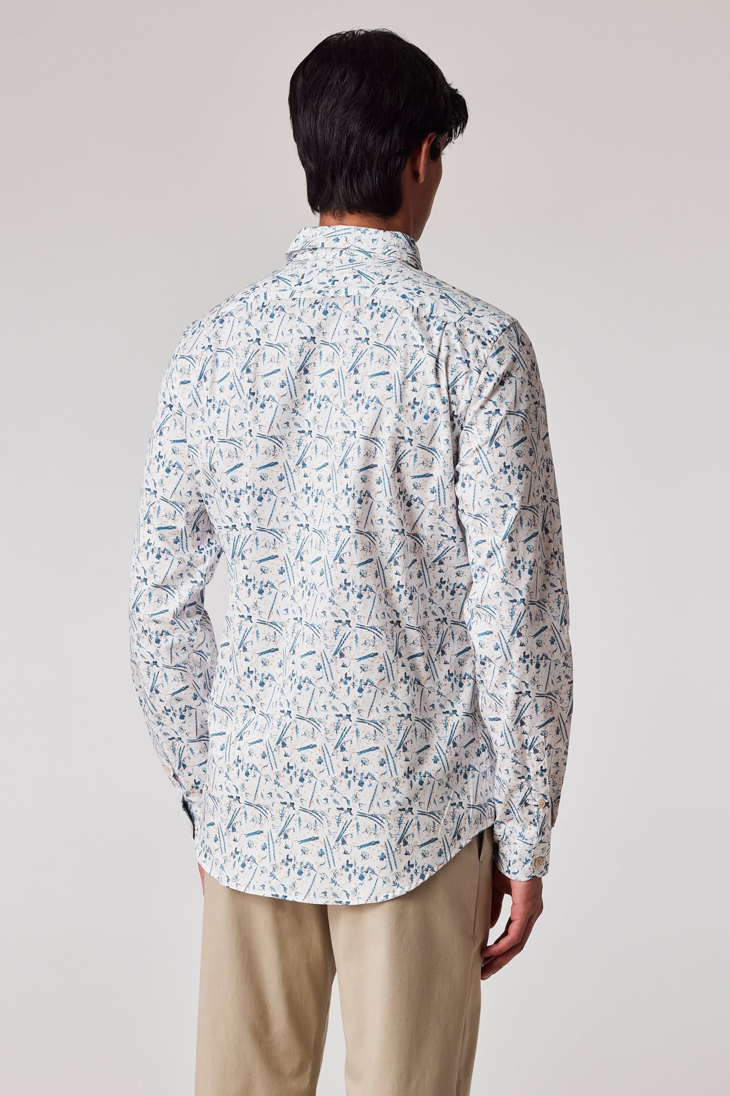 LS TAILORED FIT SHIRT WHITE 2