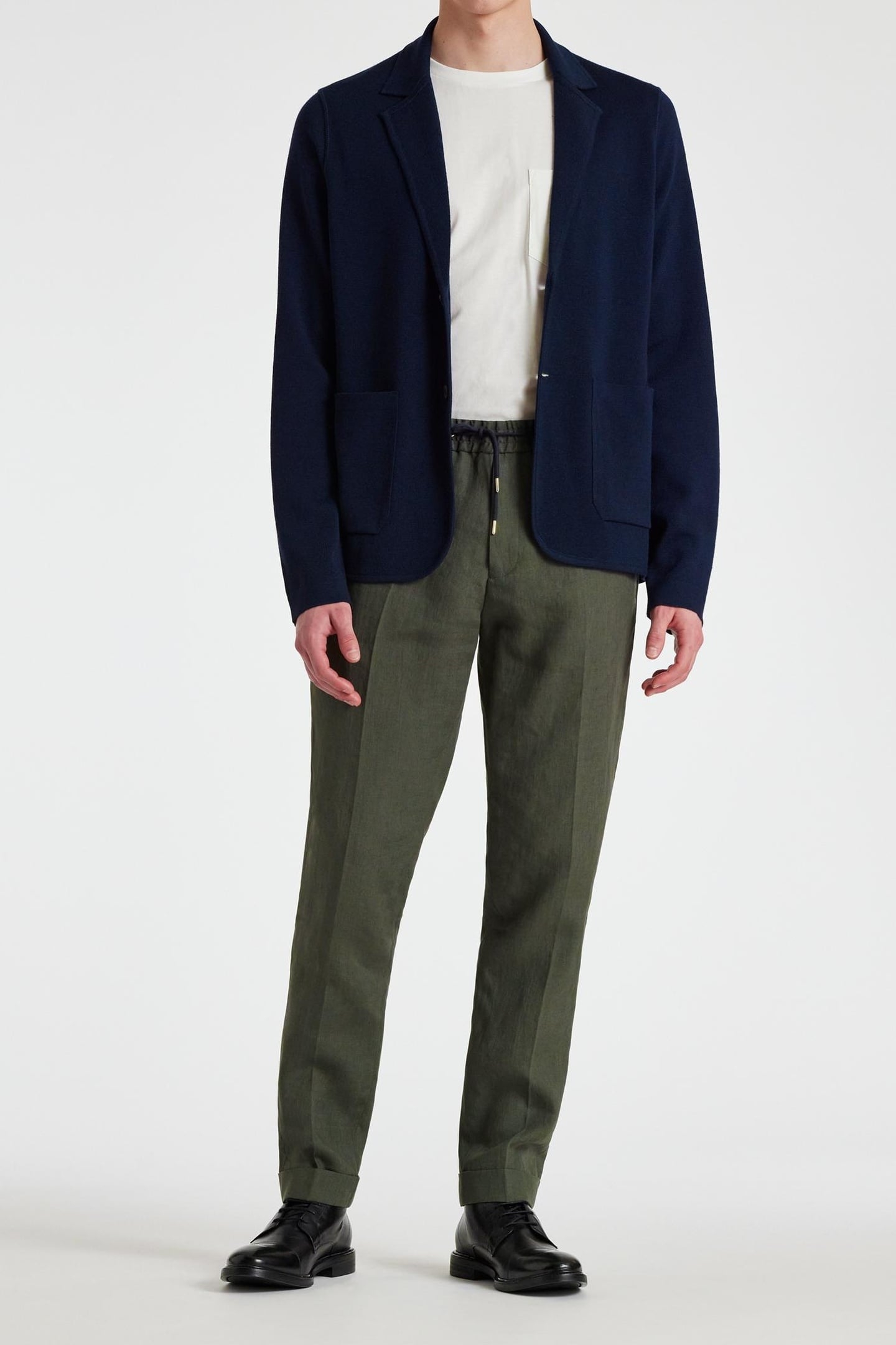 KNITTED JACKET VERY DARK NAVY 1