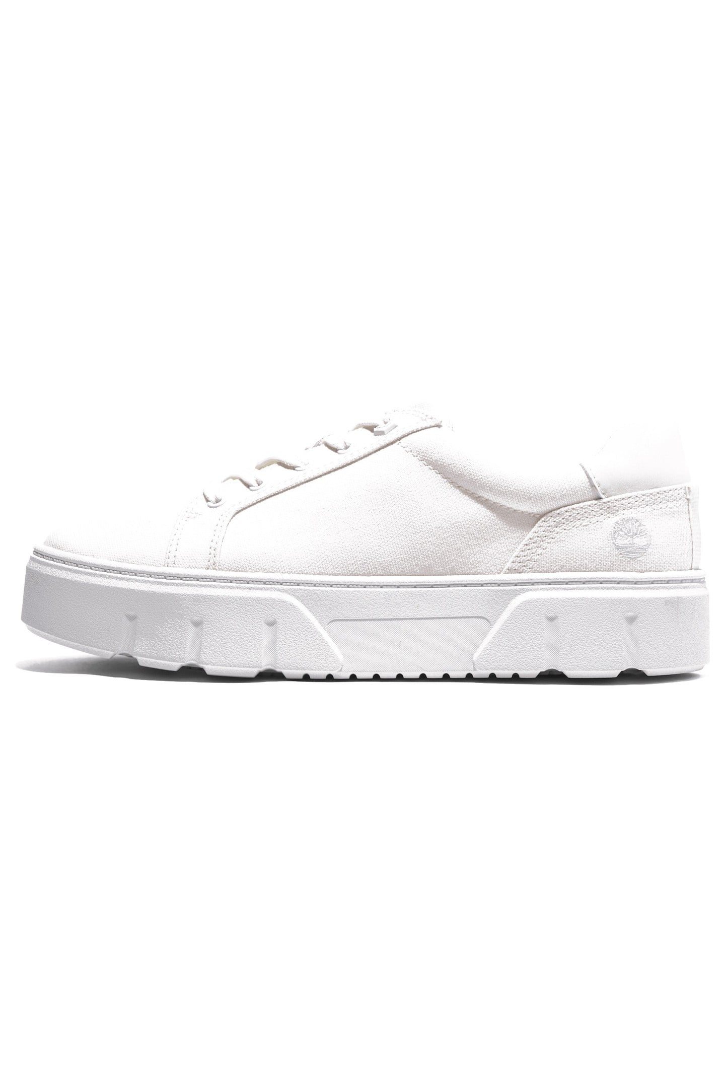 LAUREL COURT LOW LACE UP SNEAKER WHITE CANVAS 3