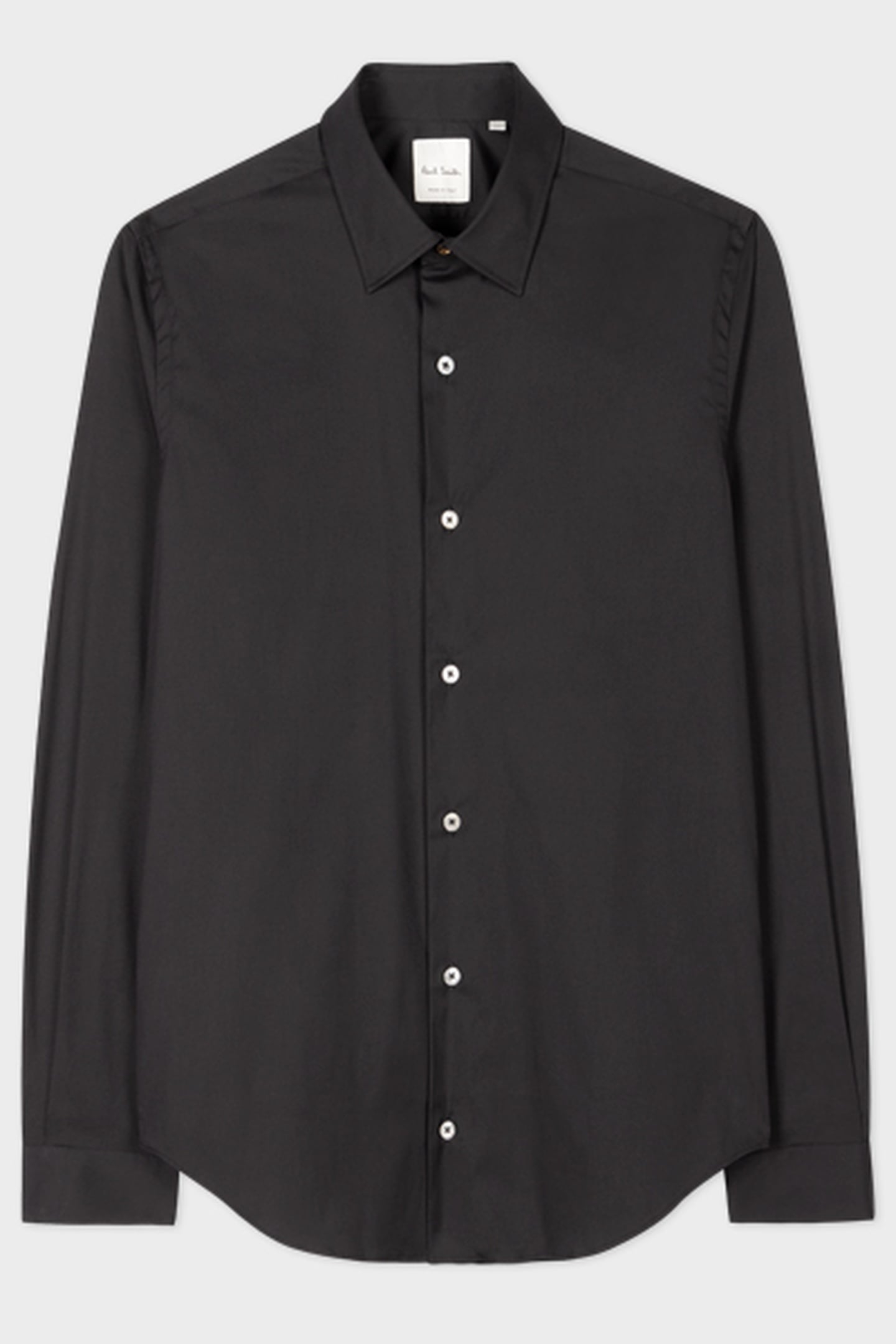 S/C SUPER SLIM SHIRT BLACK 7