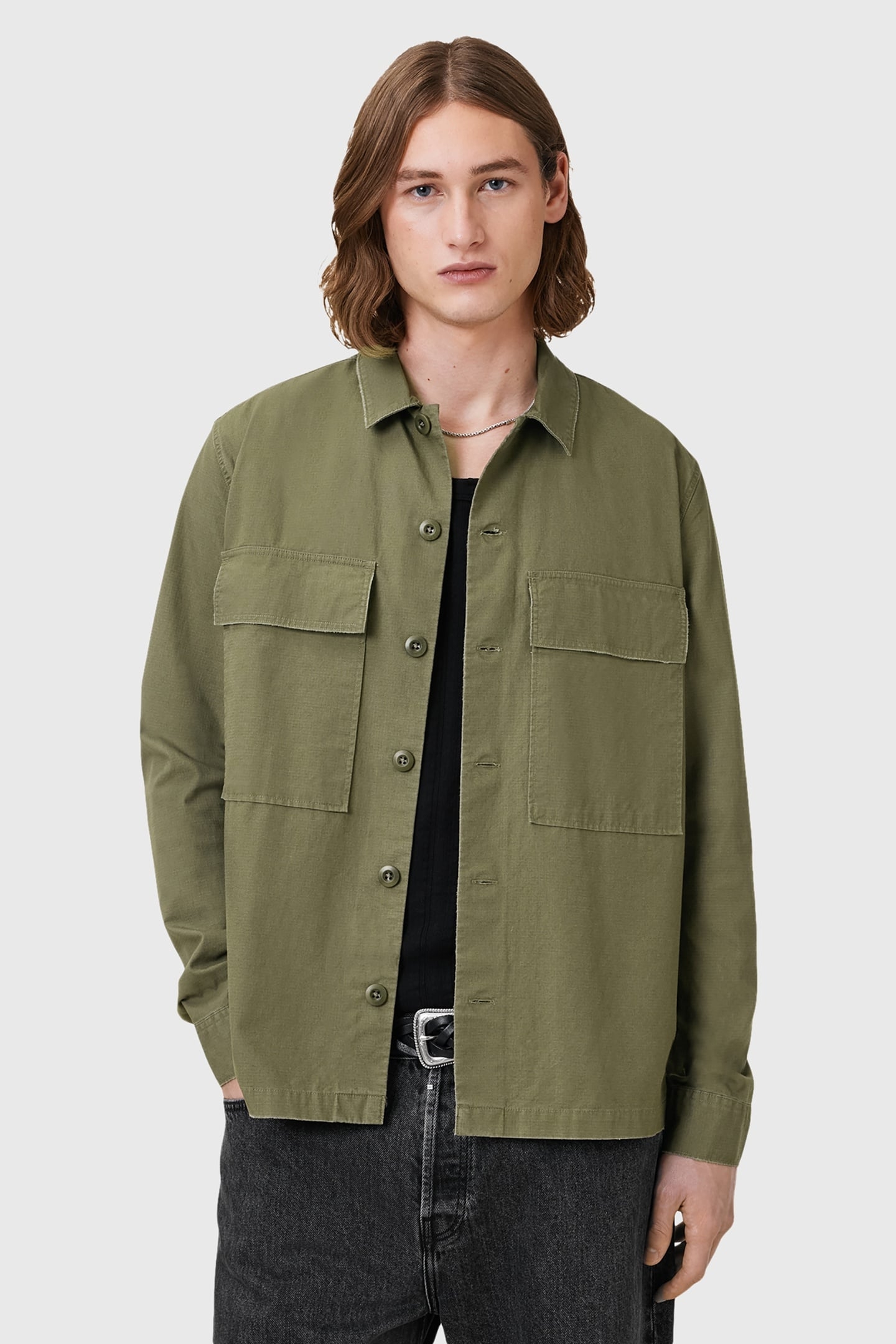 SERVICE LS SHIRT PASTORAL GREEN 3