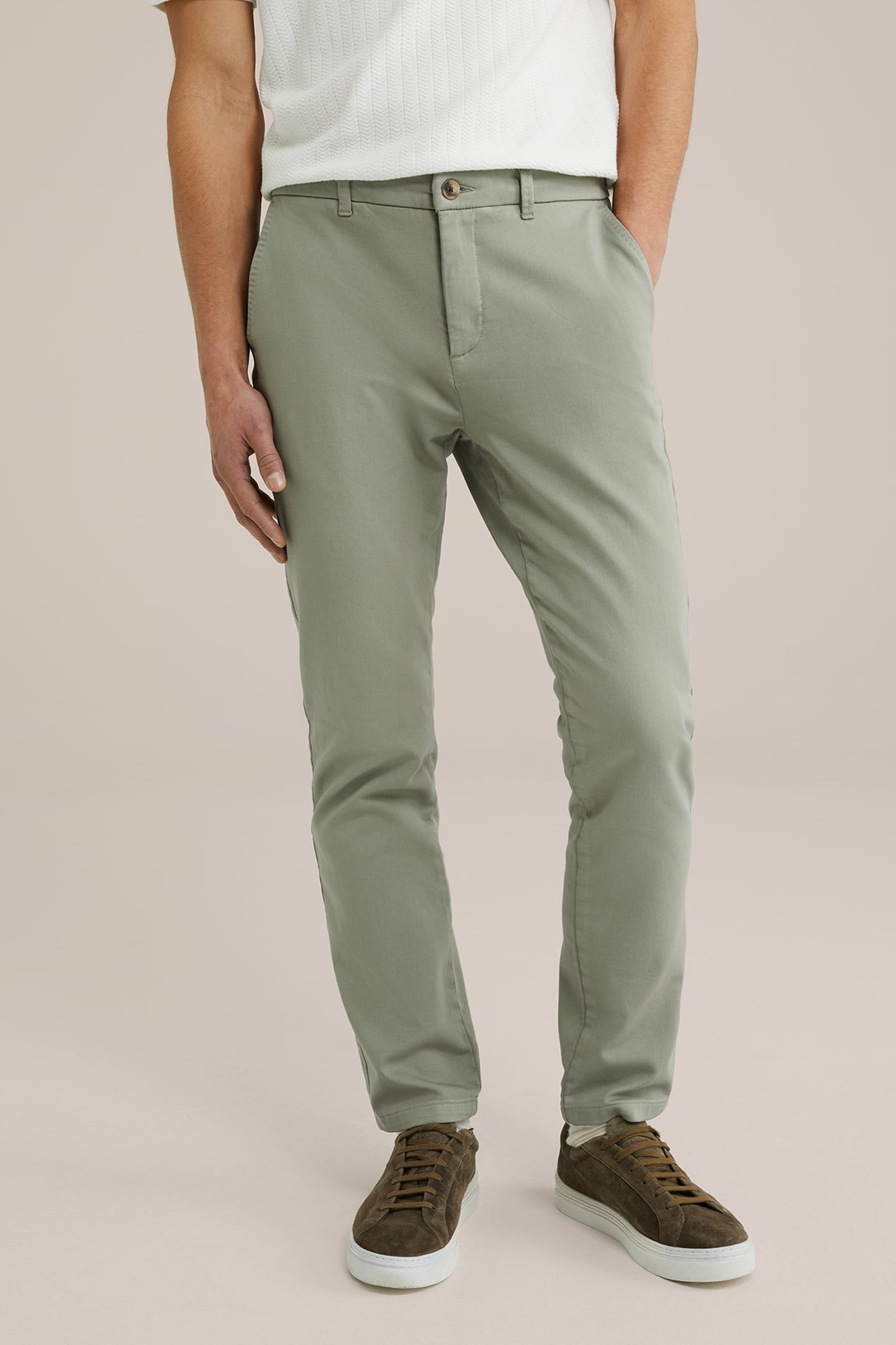 CHINO GREYISH GREEN 1