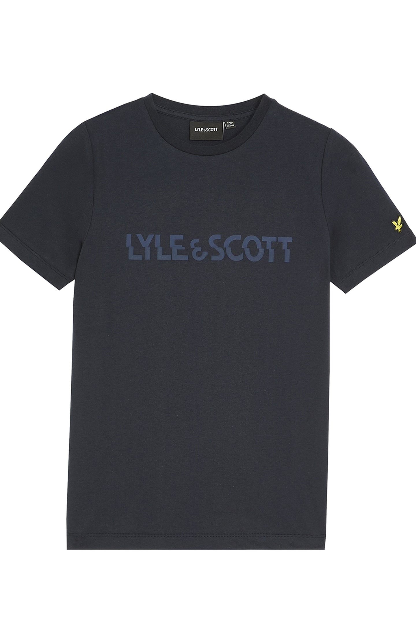 LYLE & SCOTT PRINT T-SHIRT DARK NAVY 1
