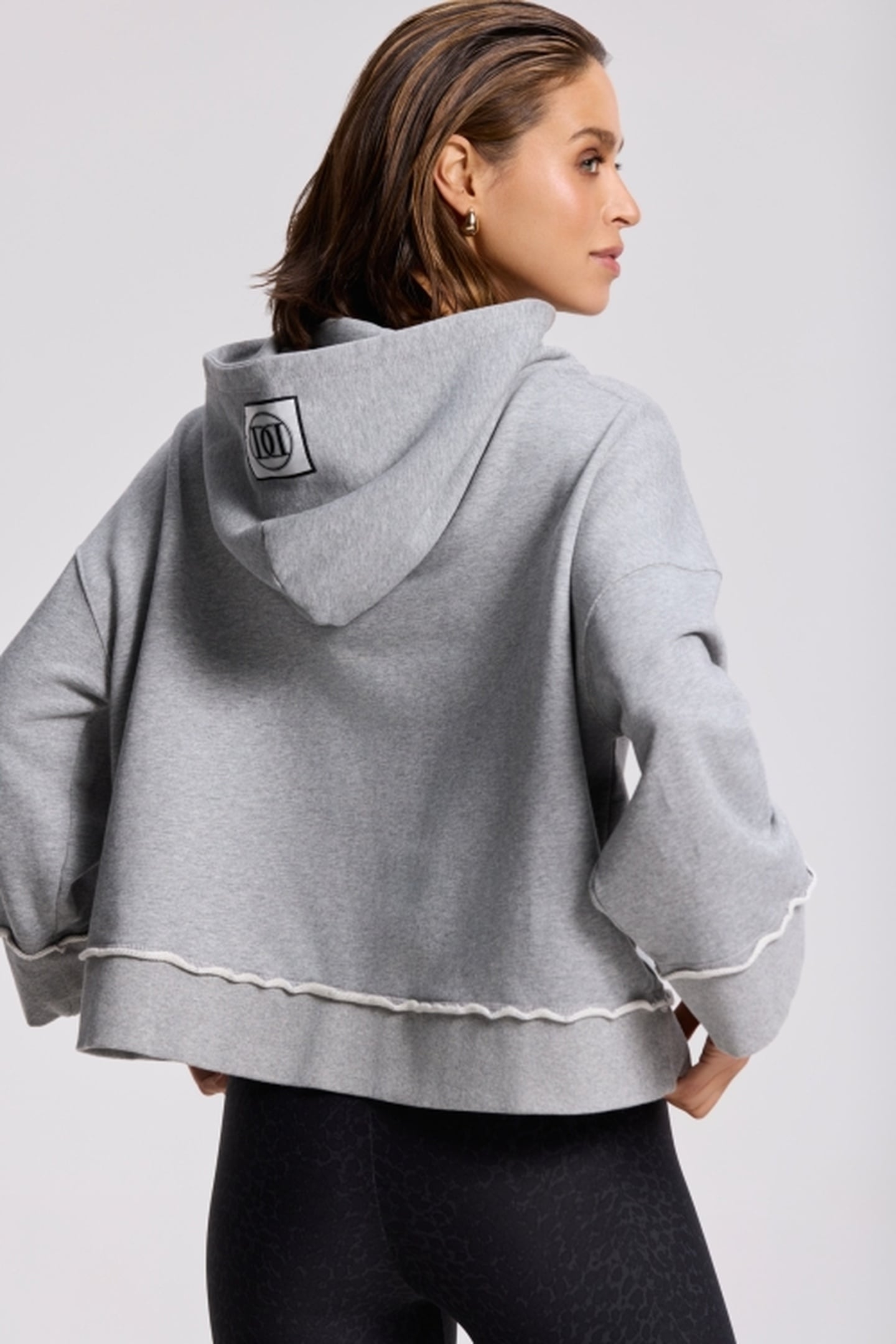 KEA HOODED SWEATER GREY MELANGE 3