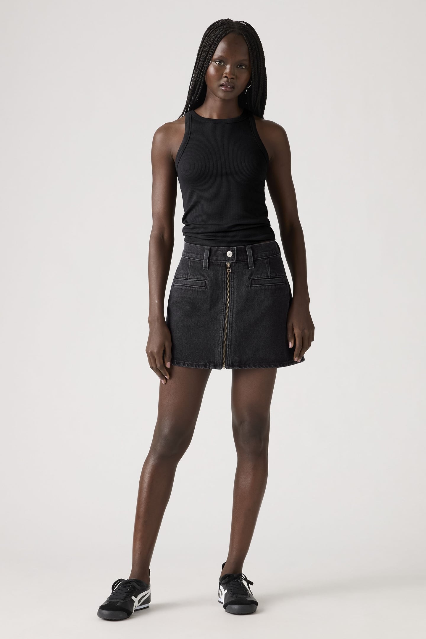 MOTO ICON SKIRT BLACK 1