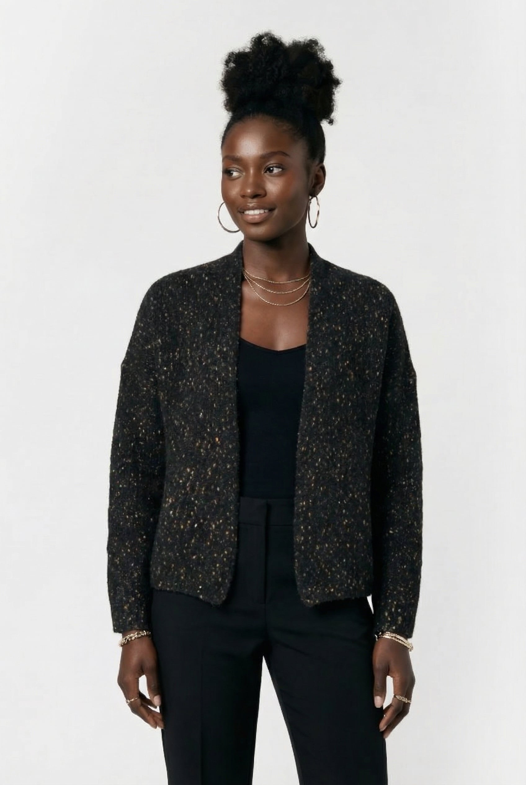 POMME CARDIGAN BLACK 1