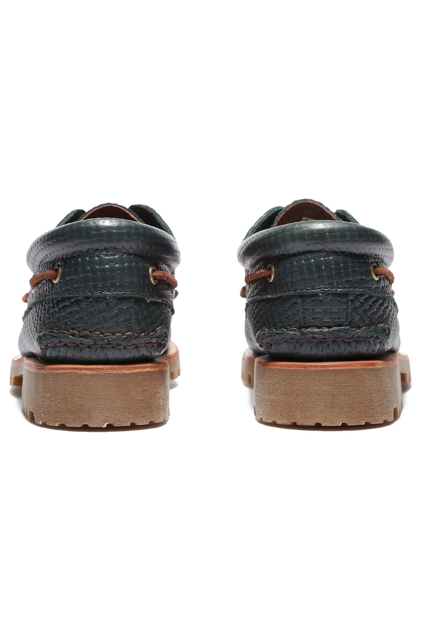 AUTHENTIC BOAT SHOE DARK GREEN FULL GRAIN 8