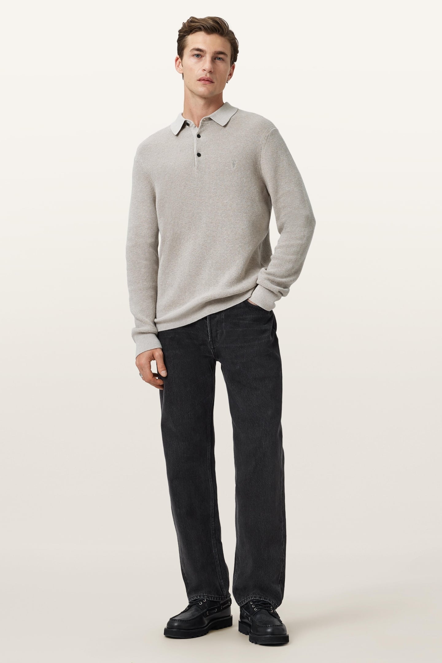 ASPEN LS POLO MOON GREY 1