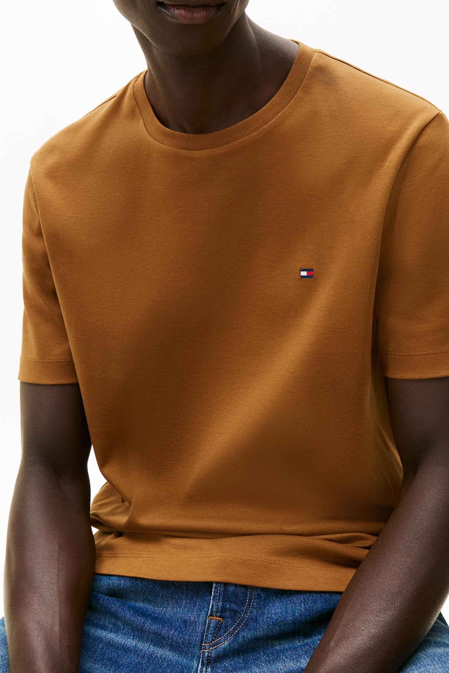 LIGHT INTERLOCK TEE HIGHLAND KHAKI 4