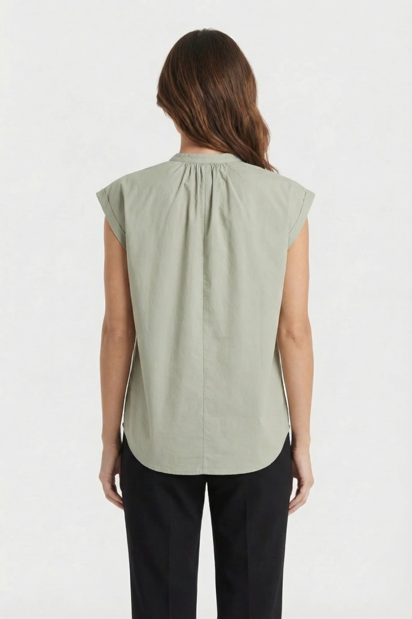 KENDRA BLOUSE GREEN TEA 2