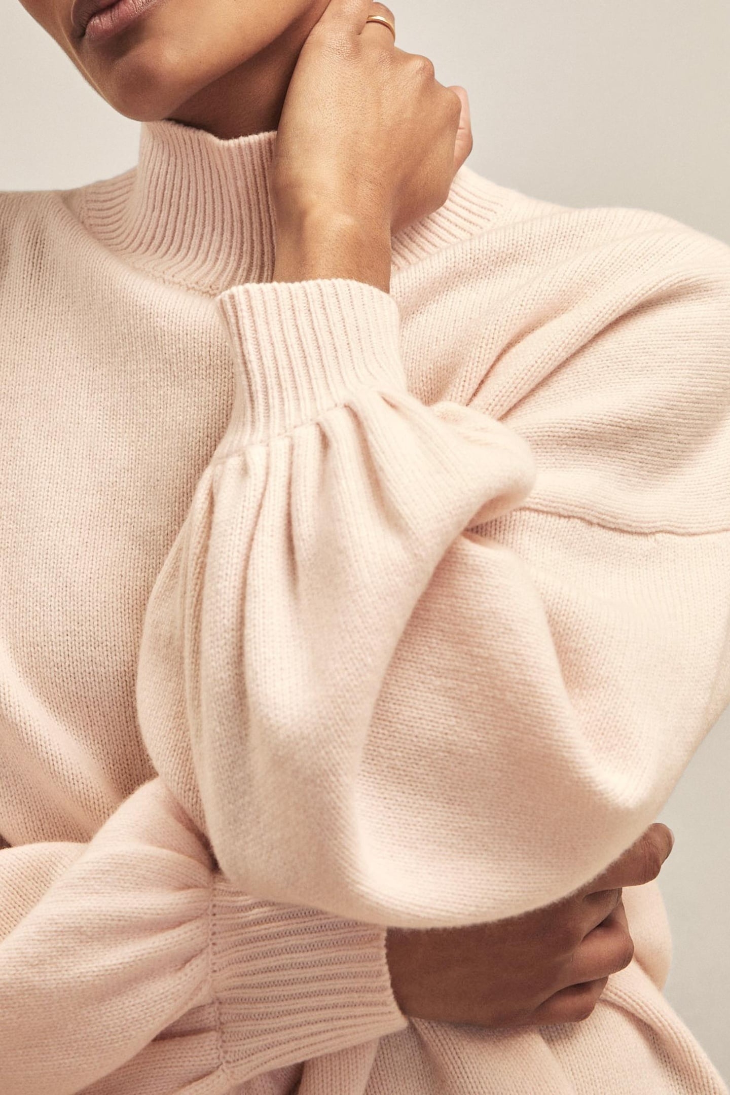 BATWING JUMPER BLUSH PINK 4