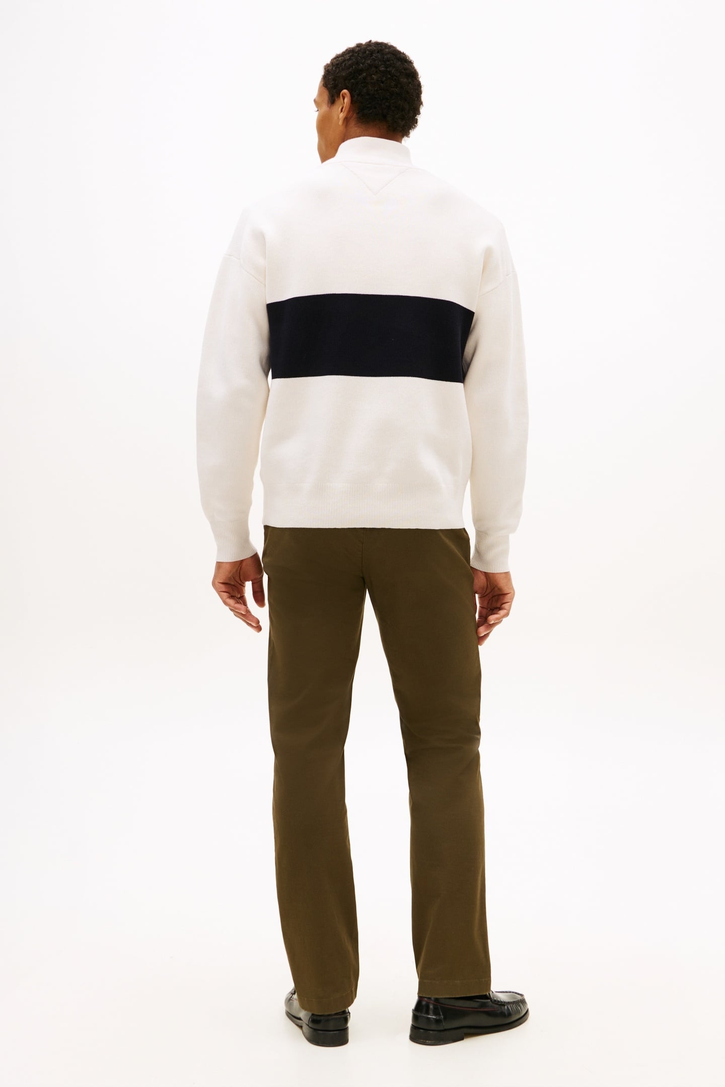 MODERN ATHLEISURE ZIP SWEATER IVORY PETAL 3