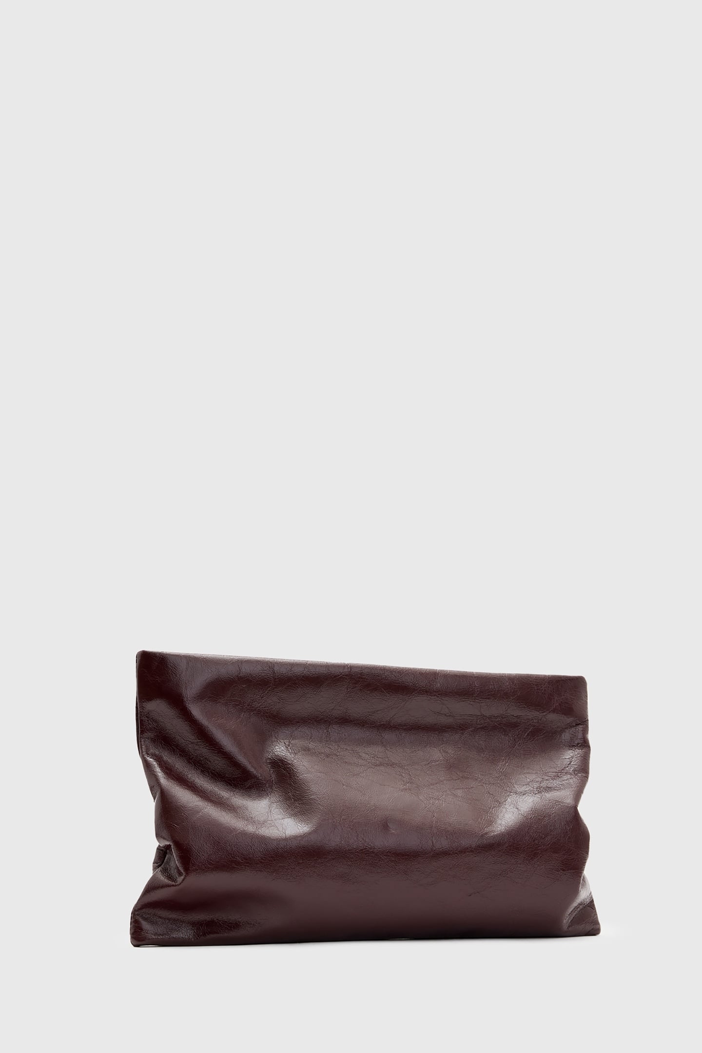 BETTINA CLUTCH BURNT RED 1