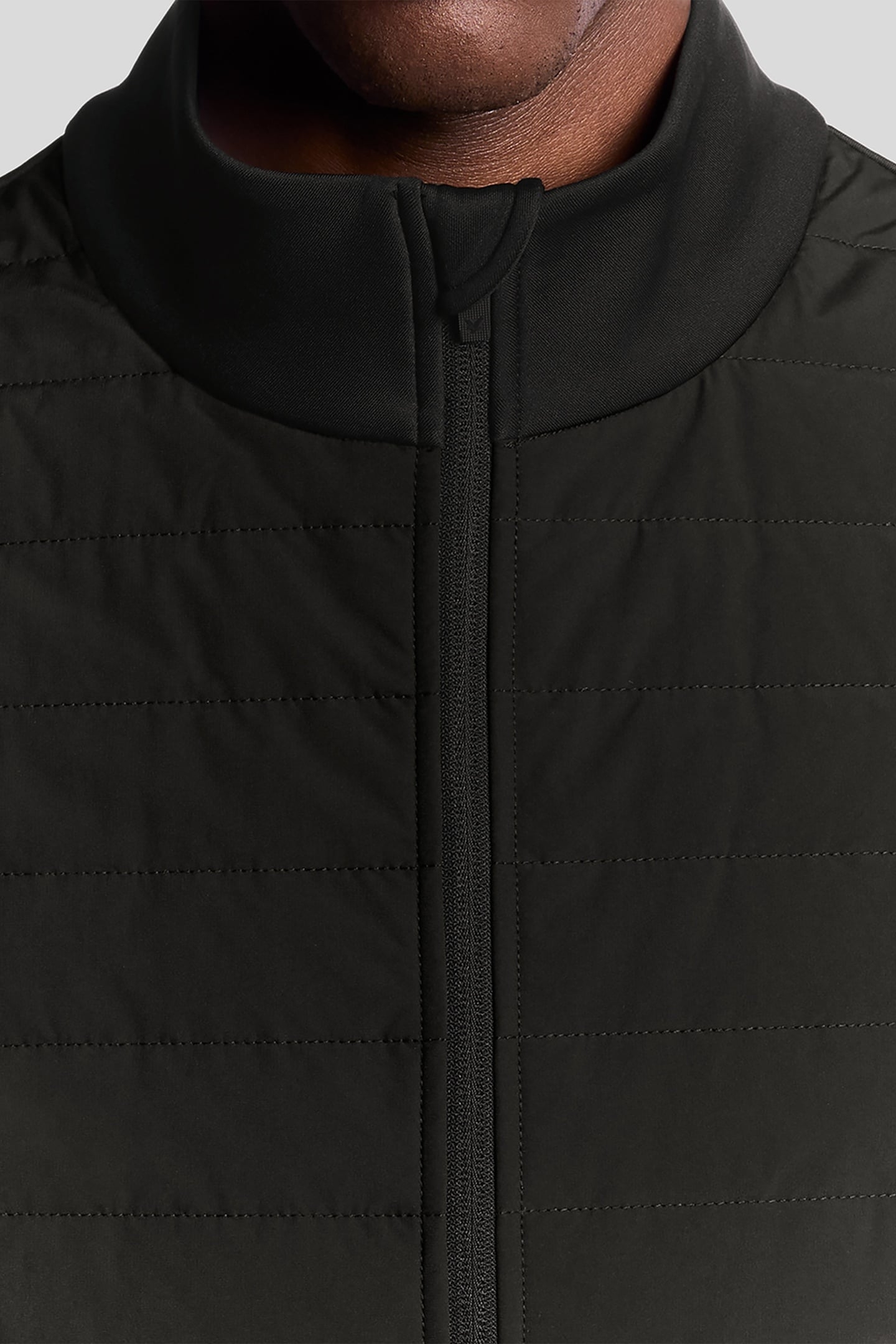 GOLF WINDJAMMER FULL ZIP VEST JET BLACK 7