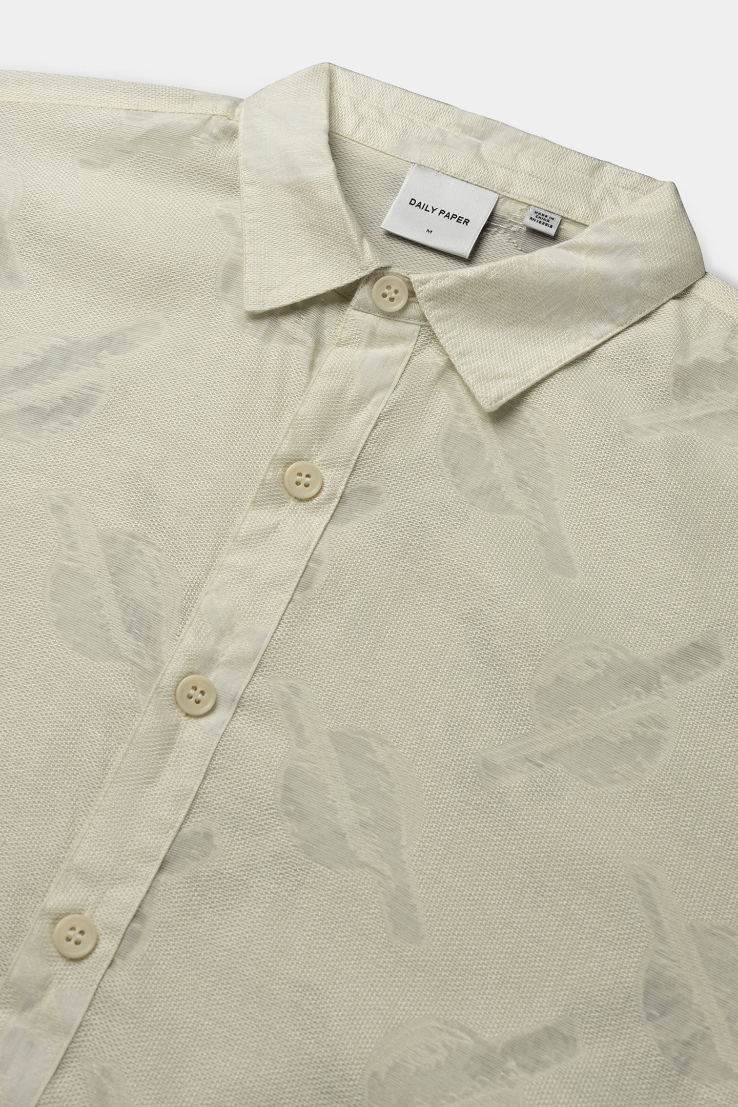 SALIM RELAXED SHORT SLEEVE SHIRT FROST WHITE 7