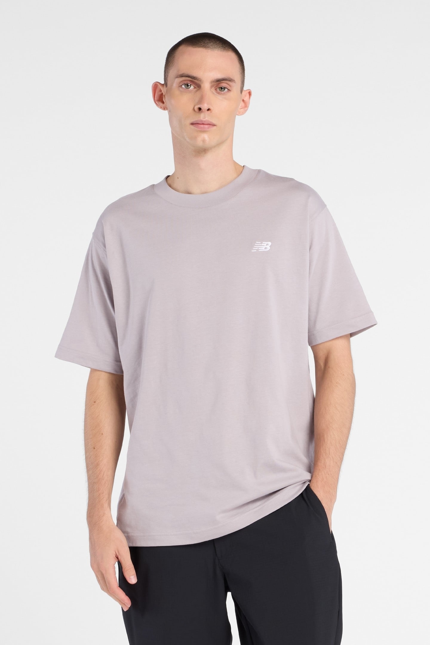 SPORT ESSENTIALS COTTON T-SHIRT LIGHT GREY 1