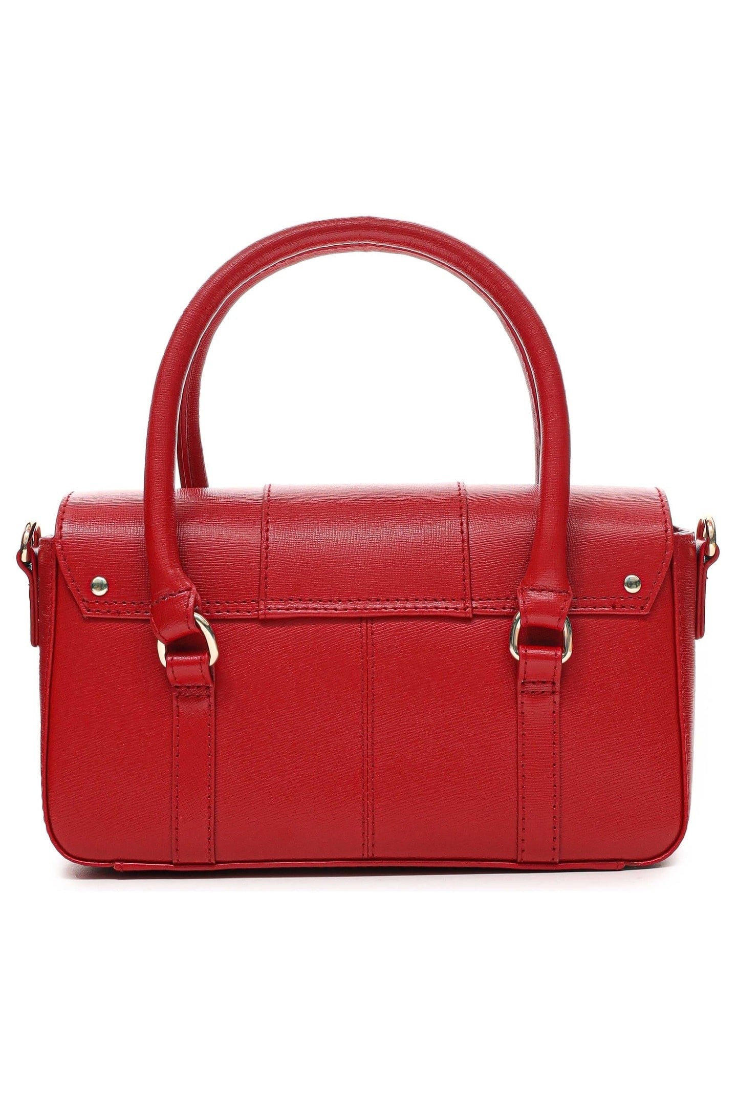 SMALL MAGGIE ICON FLORENCE BRIGHT RED W. GOLD 2