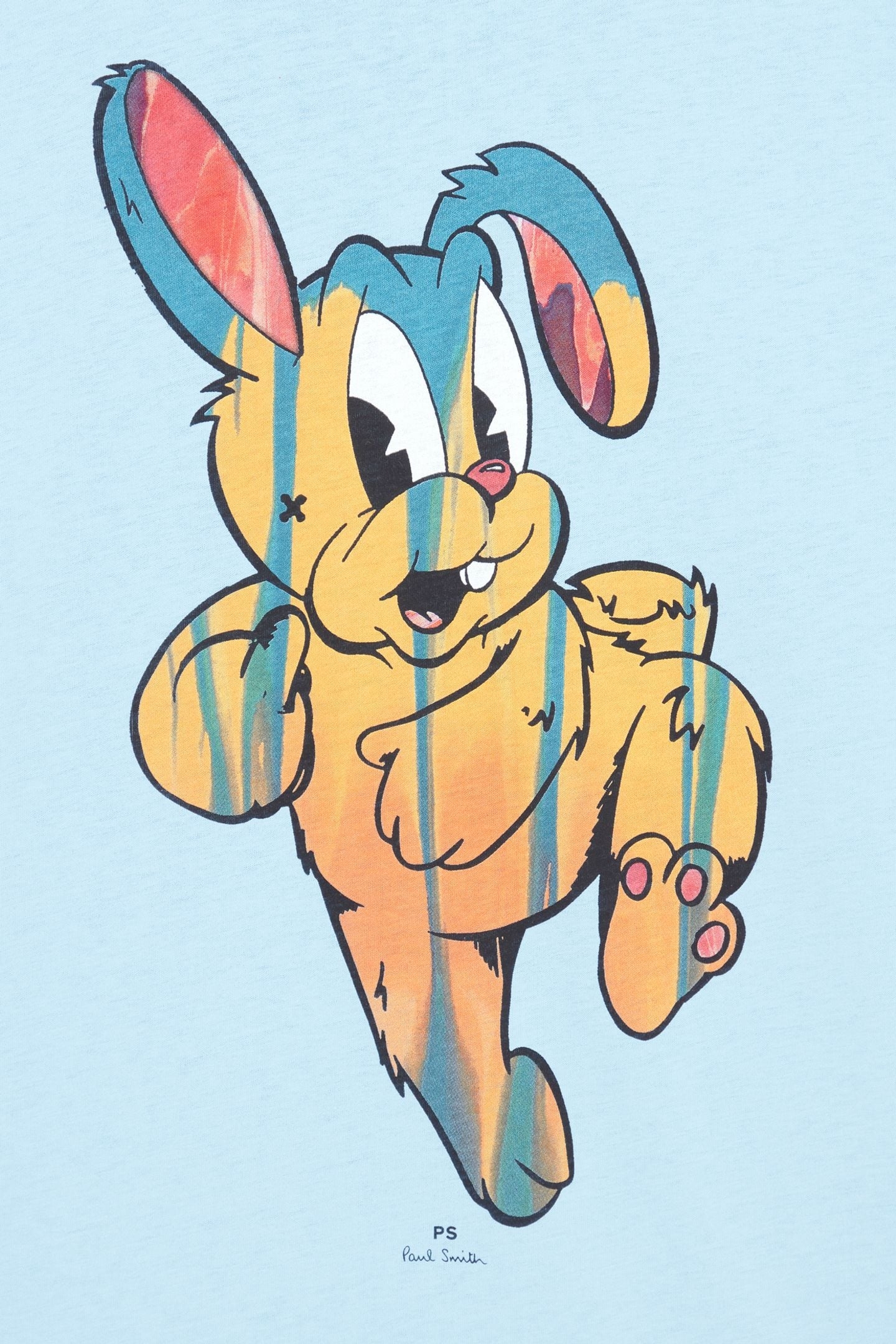 REG FIT SS T SHIRT RABBIT COBALT BLUE 3