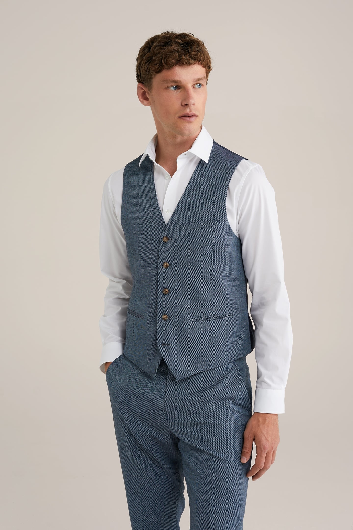 WAISTCOAT NAVY BLUE 1