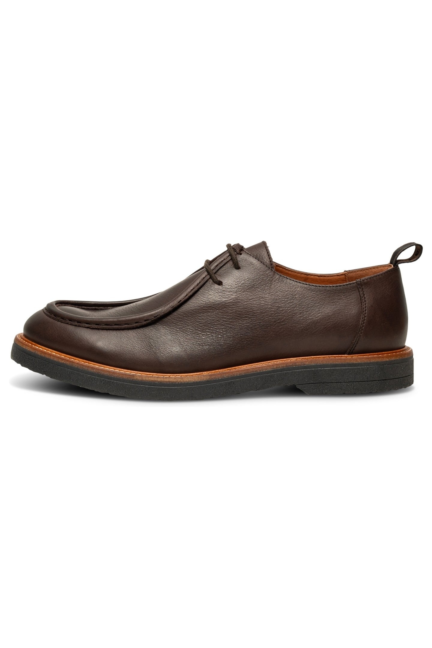 STB-KIP WALLABEE LEATHER BROWN 8