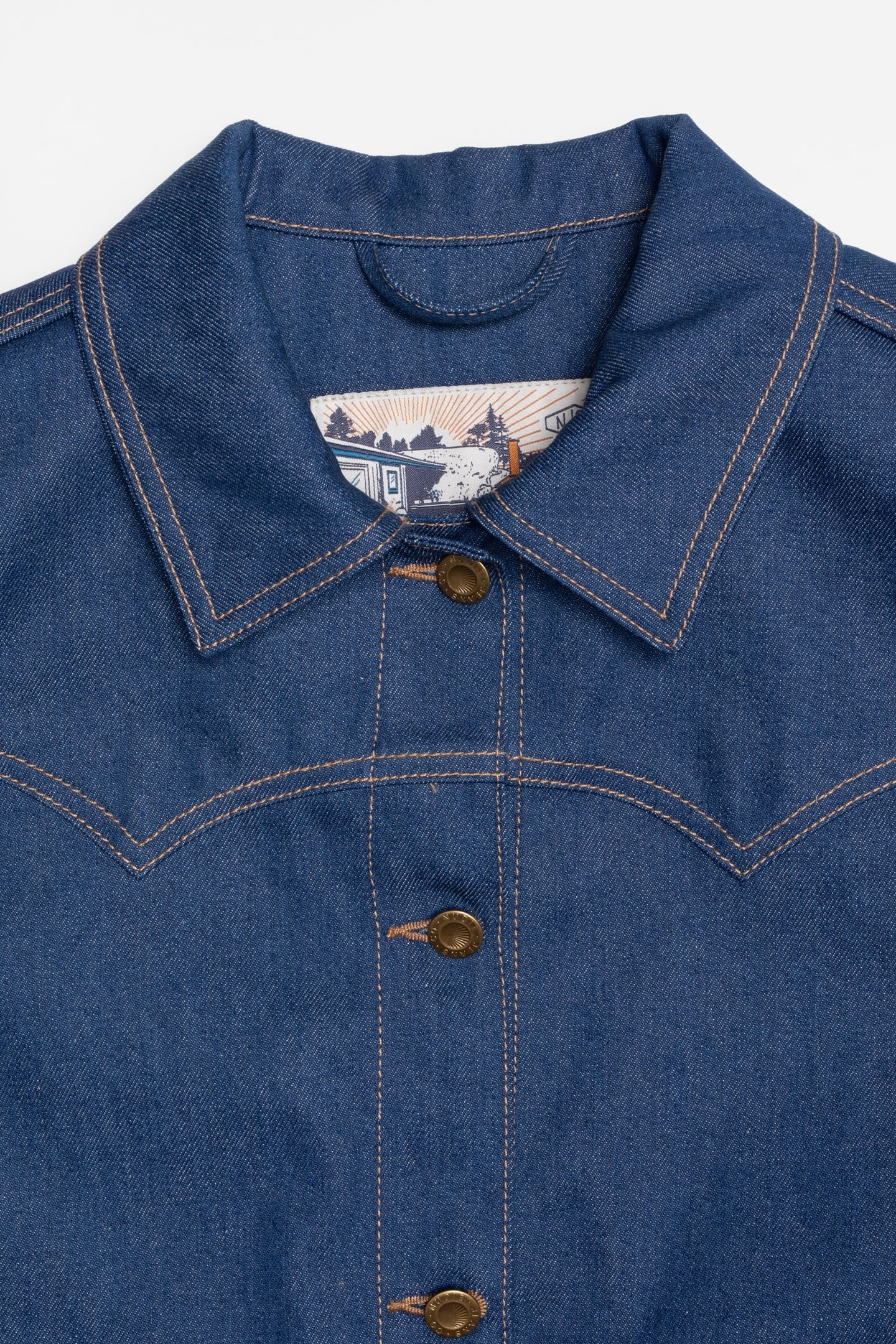 KELLY WESTERN DENIM JACKET BLUE 3