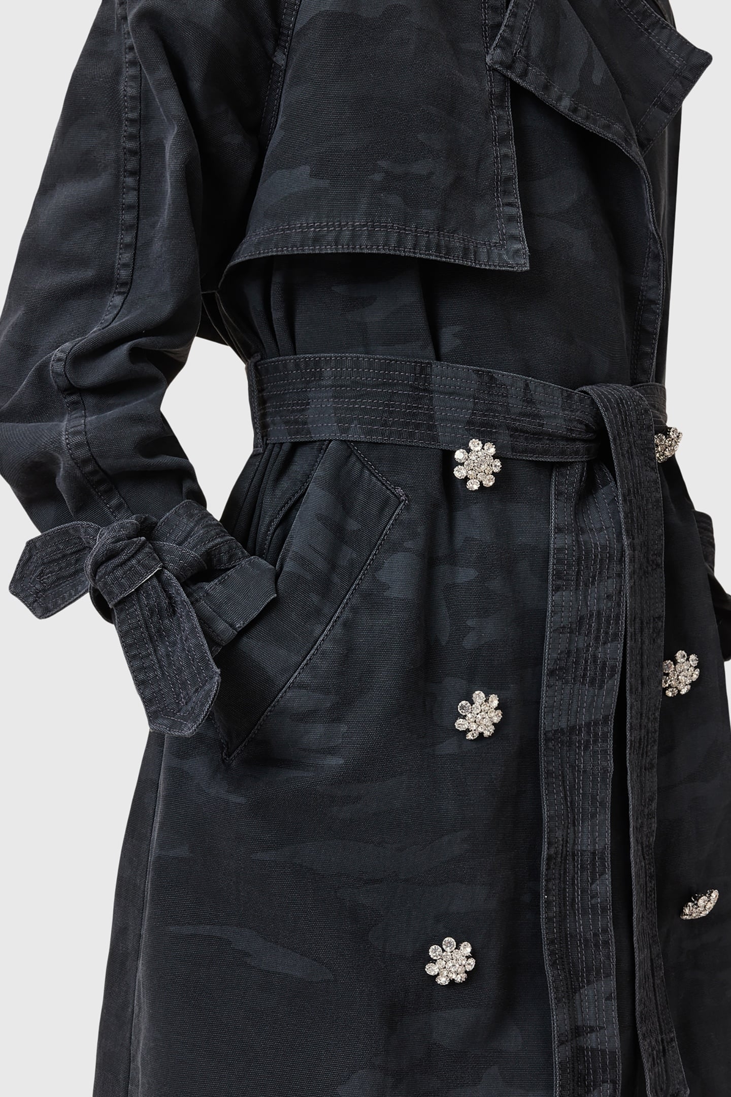 KIKI CAMO TRENCH INK BLUE 7