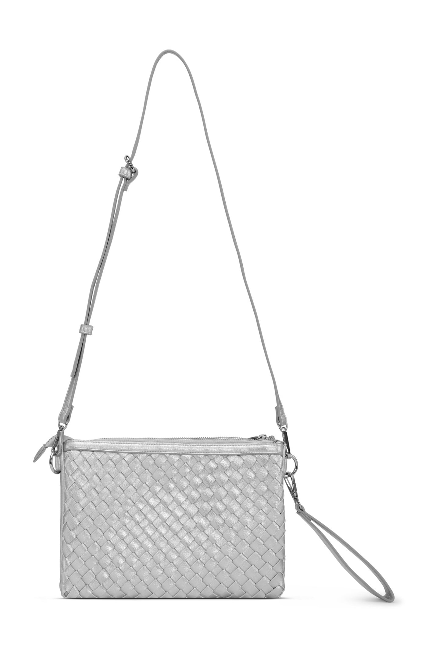 SHOULDER BAG BAG08CB SILVER 2