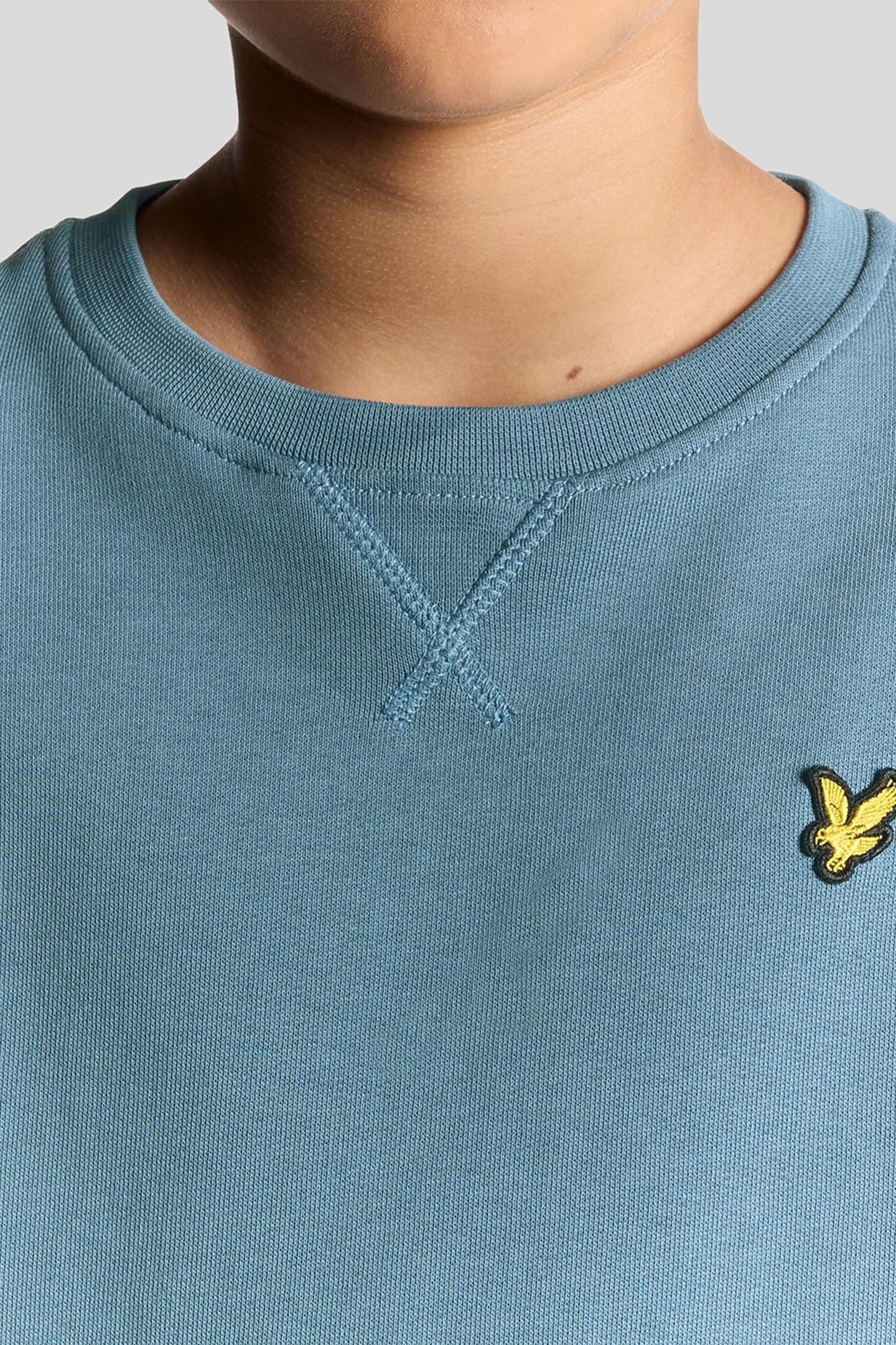 CREW NECK SWEATSHIRT OCEAN SKY 5