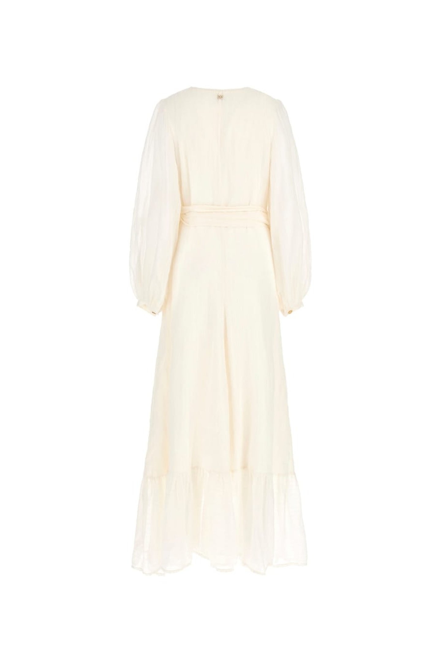 MARCIANO BY GUESS ELSA WRAP FLARE DRESS SANDY SHORE 5