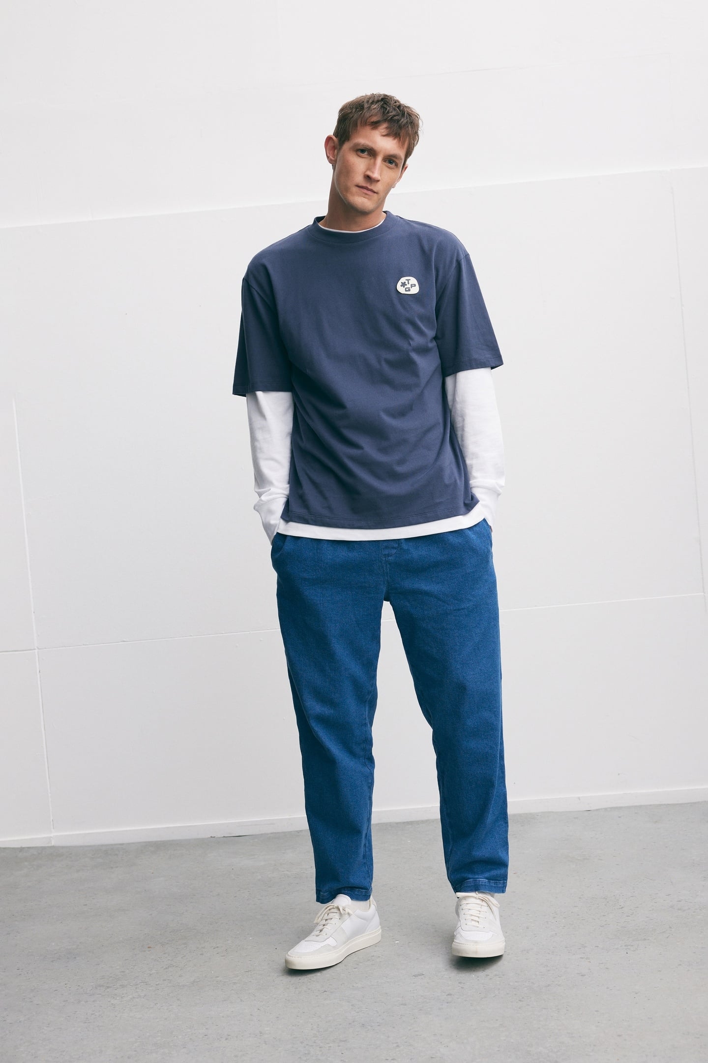 TRUBBER T-SHIRT NAVY 1