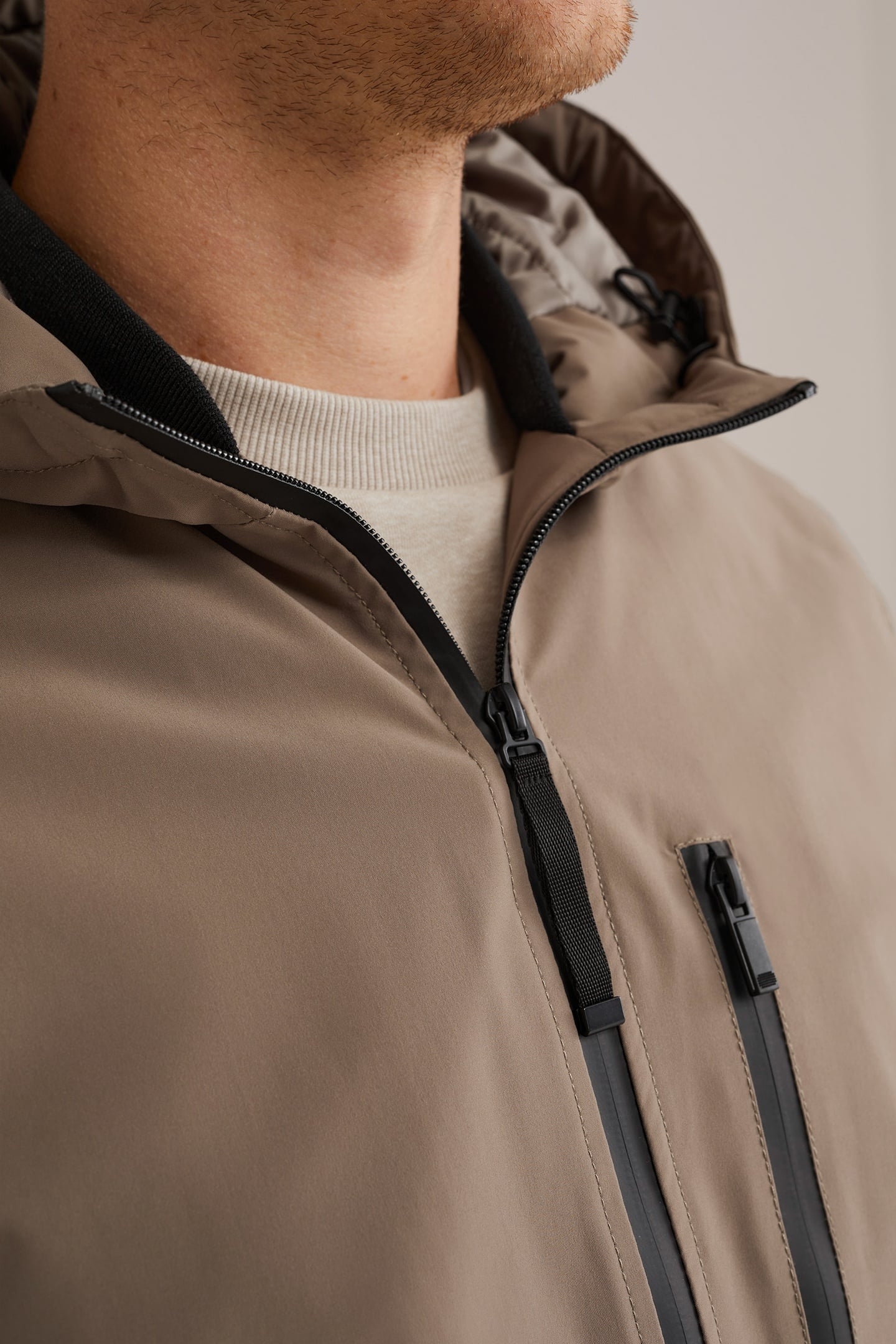 JACKET NORMAL LENGTH TAUPE 5