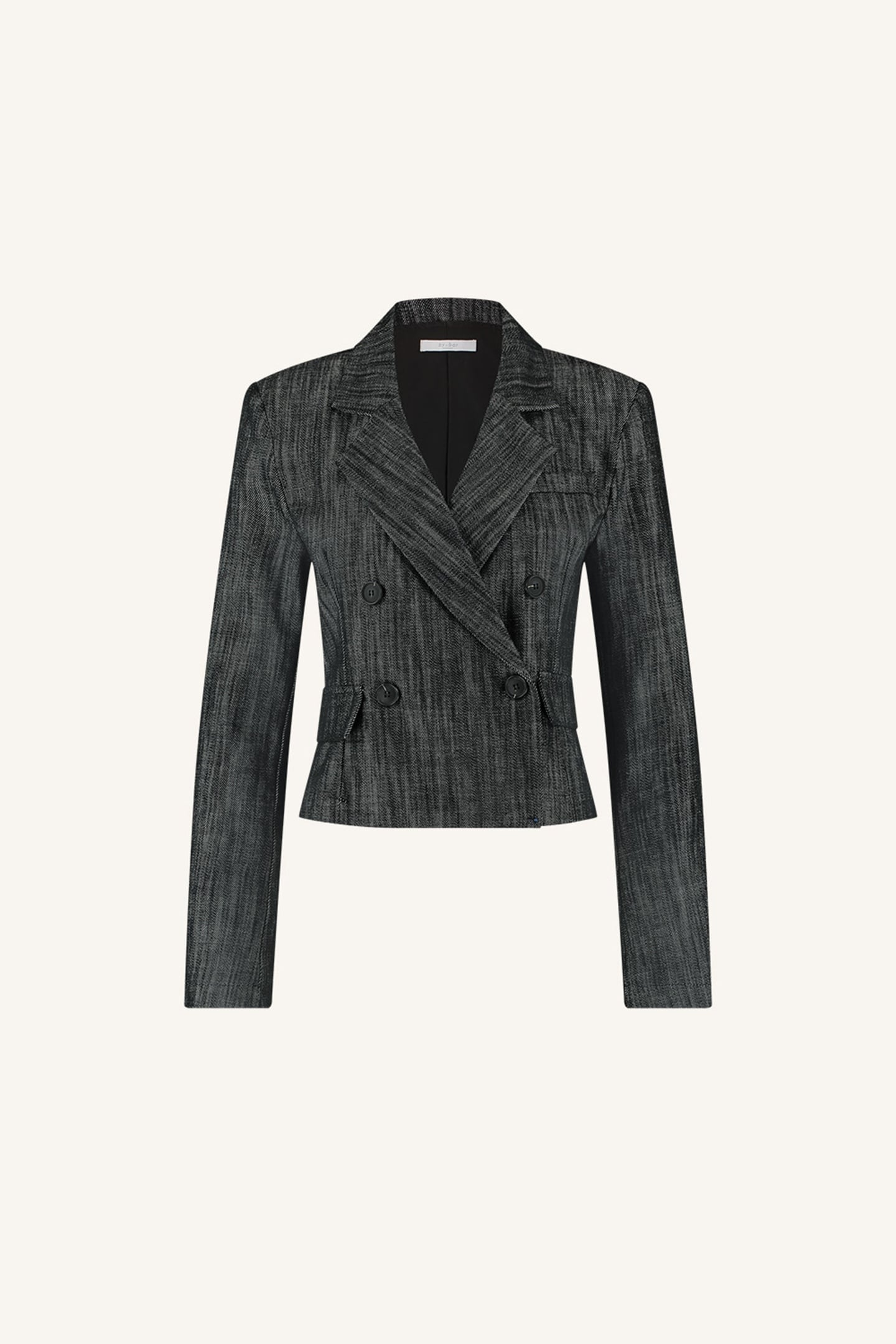 ADINA TWILL BLAZER JET BLACK 4
