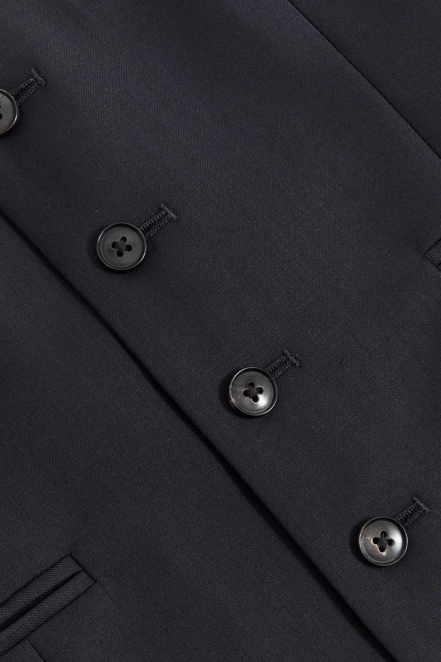 PLAIN WEAVE WAISTCOAT NAVY 6