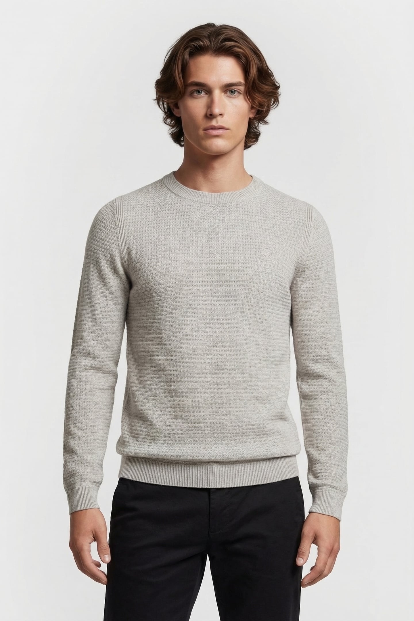 KOSTAS CREWNECK GHOST GREY 1