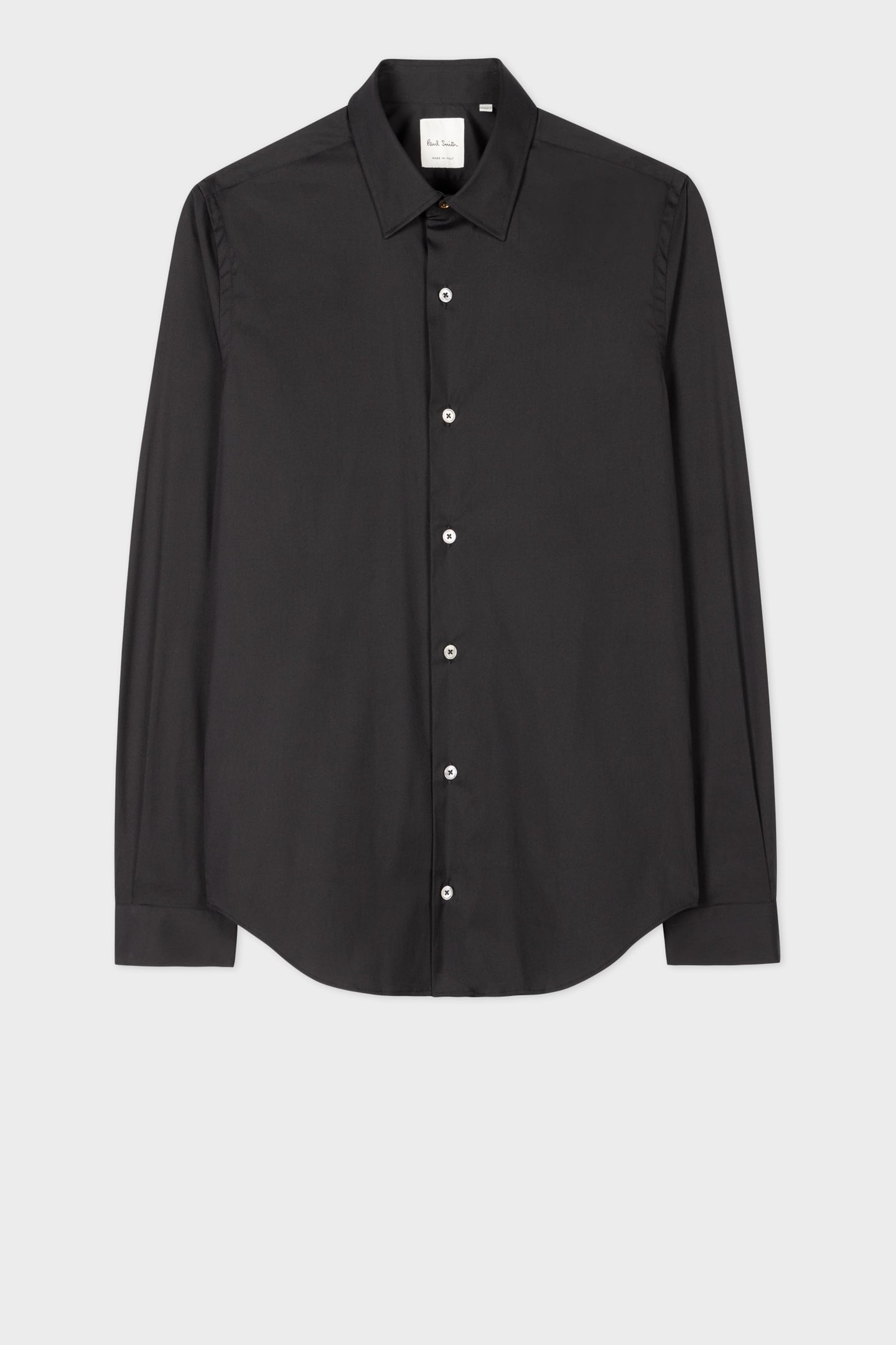 S/C SUPER SLIM SHIRT BLACK 6