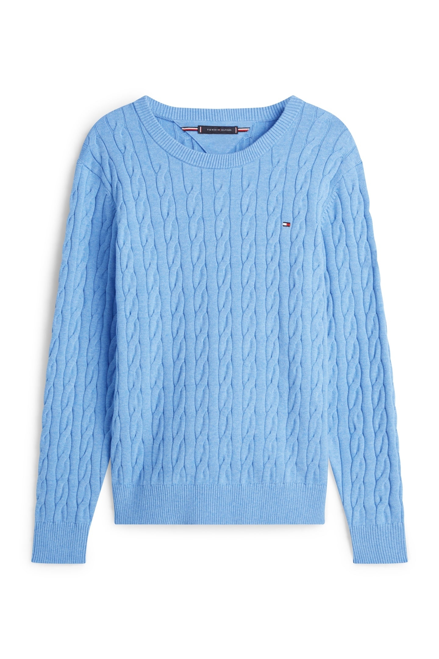 CLASSIC COTTON CABLE WELL WATER HEATHER 3